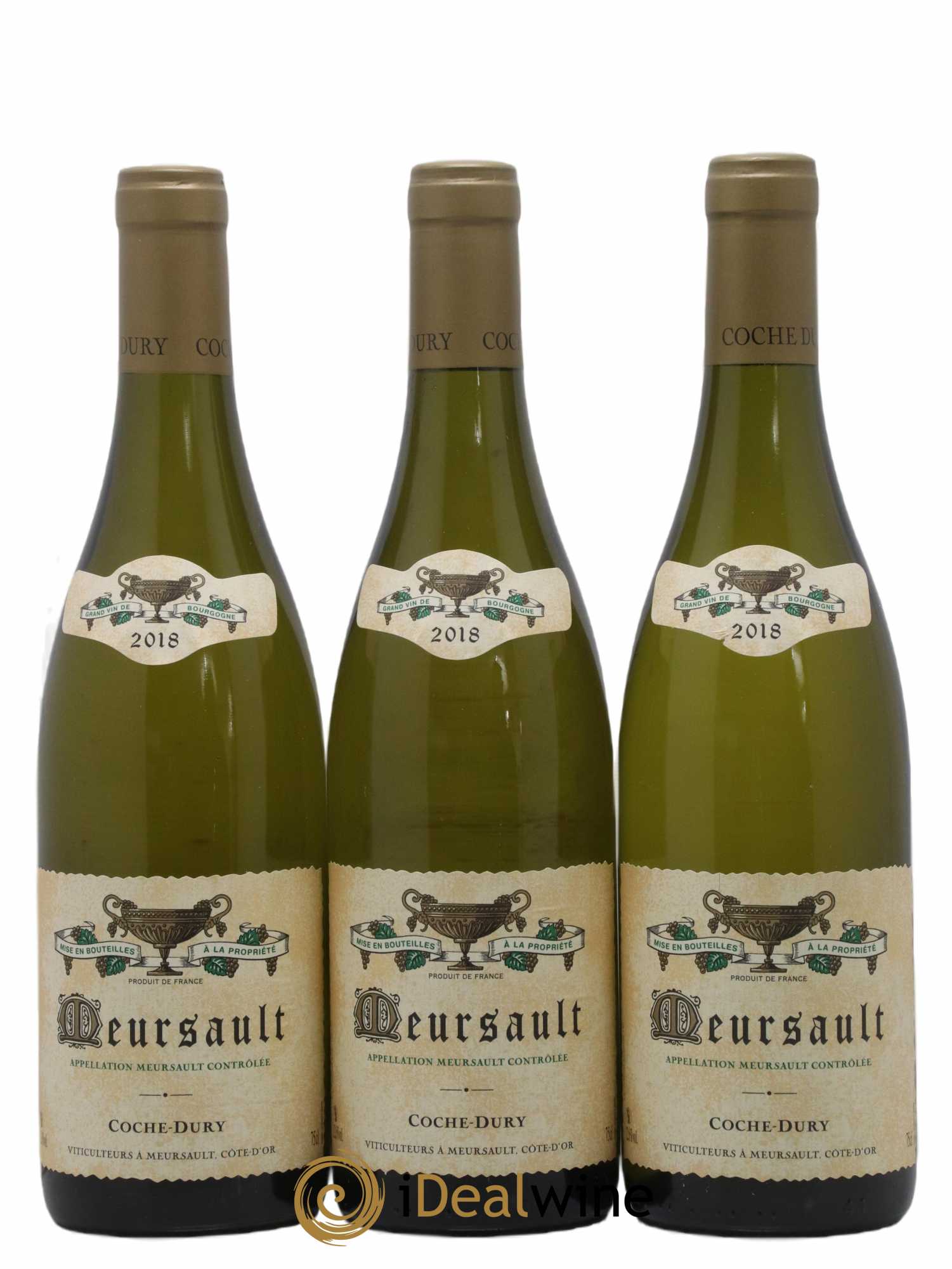 Meursault Coche Dury (Domaine) 2018 - Lot de 3 bouteilles - 0