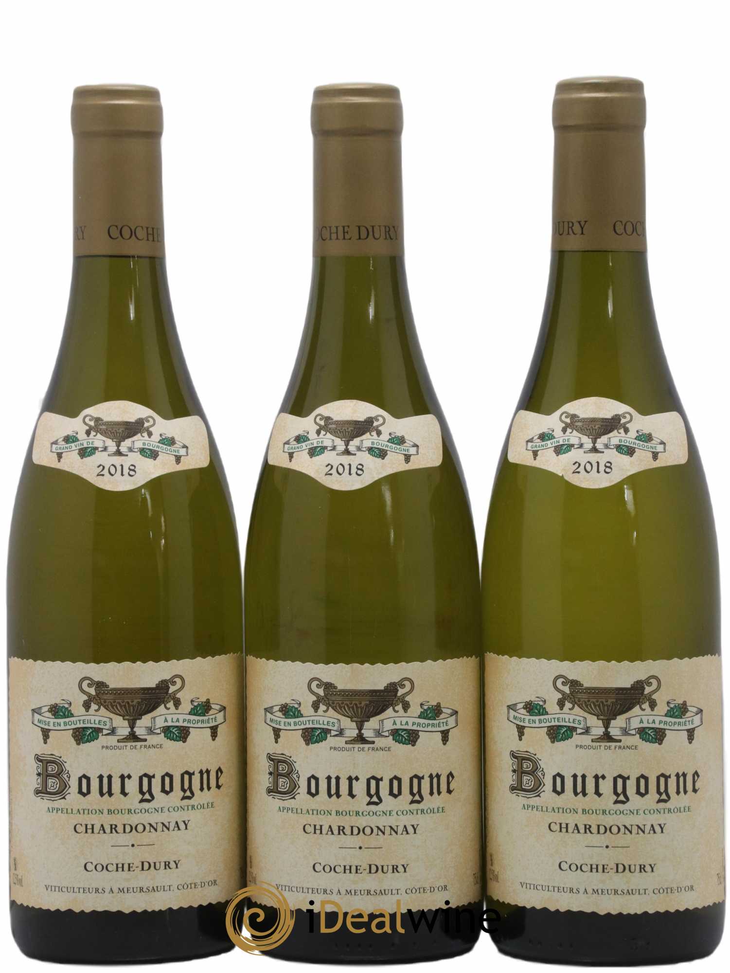 Bourgogne Coche Dury (Domaine) 2018 - Lot of 3 bottles - 0