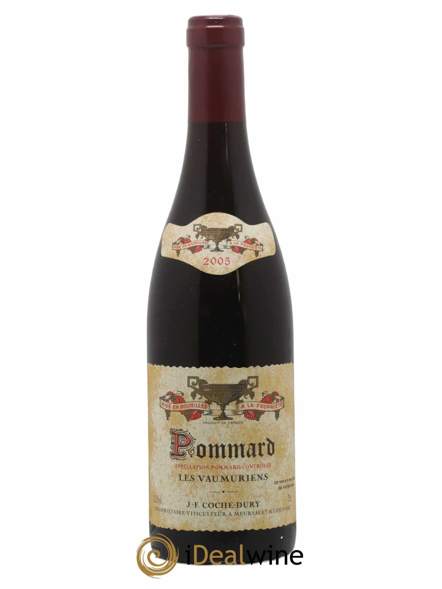 Pommard les Vaumuriens Coche Dury (Domaine) 2005 - Lot de 1 bouteille - 0