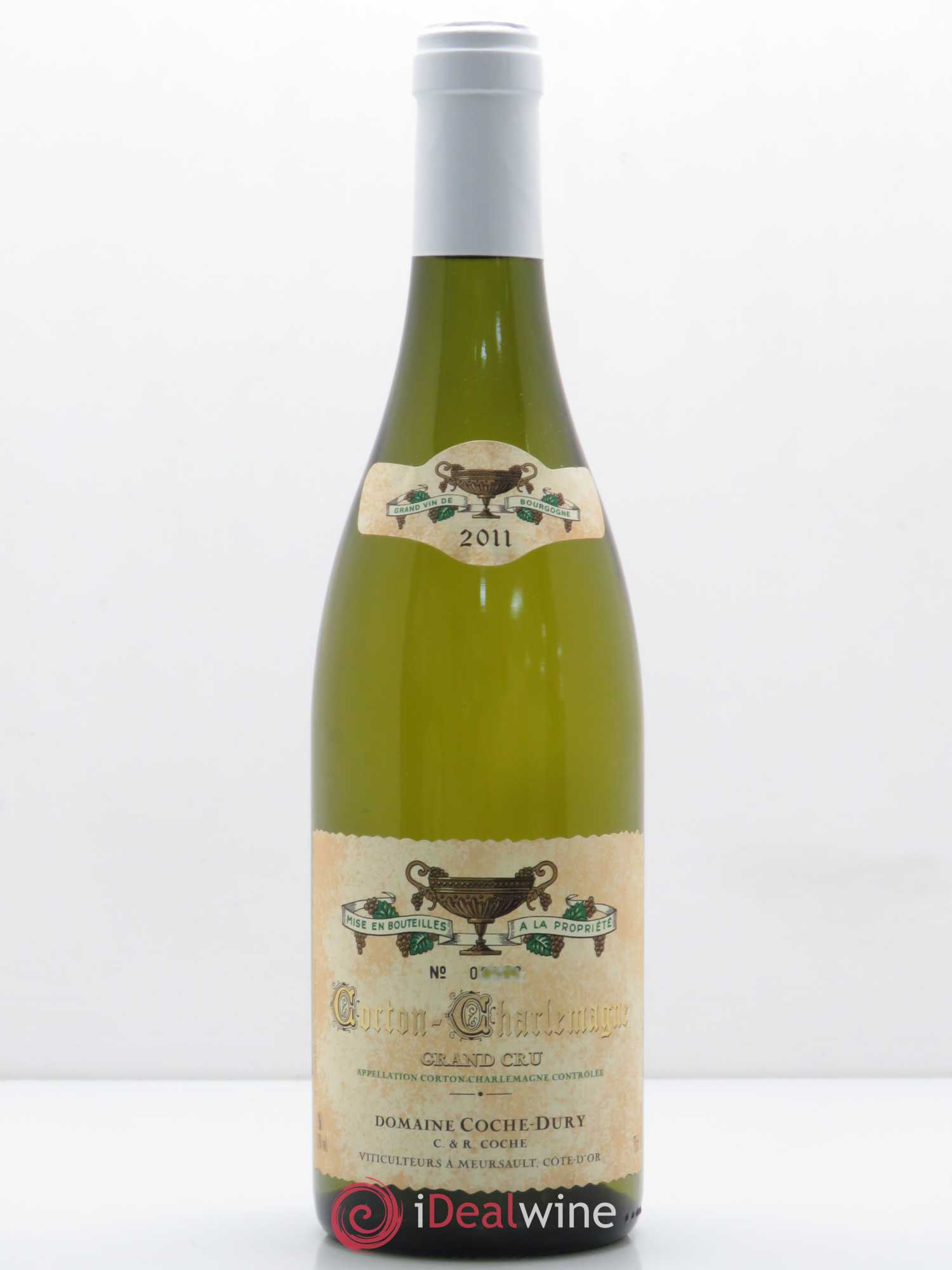 Corton-Charlemagne Grand Cru Coche Dury (Domaine) (Numéro de série gratté) 2011 - Posten von 1 Flasche - 0