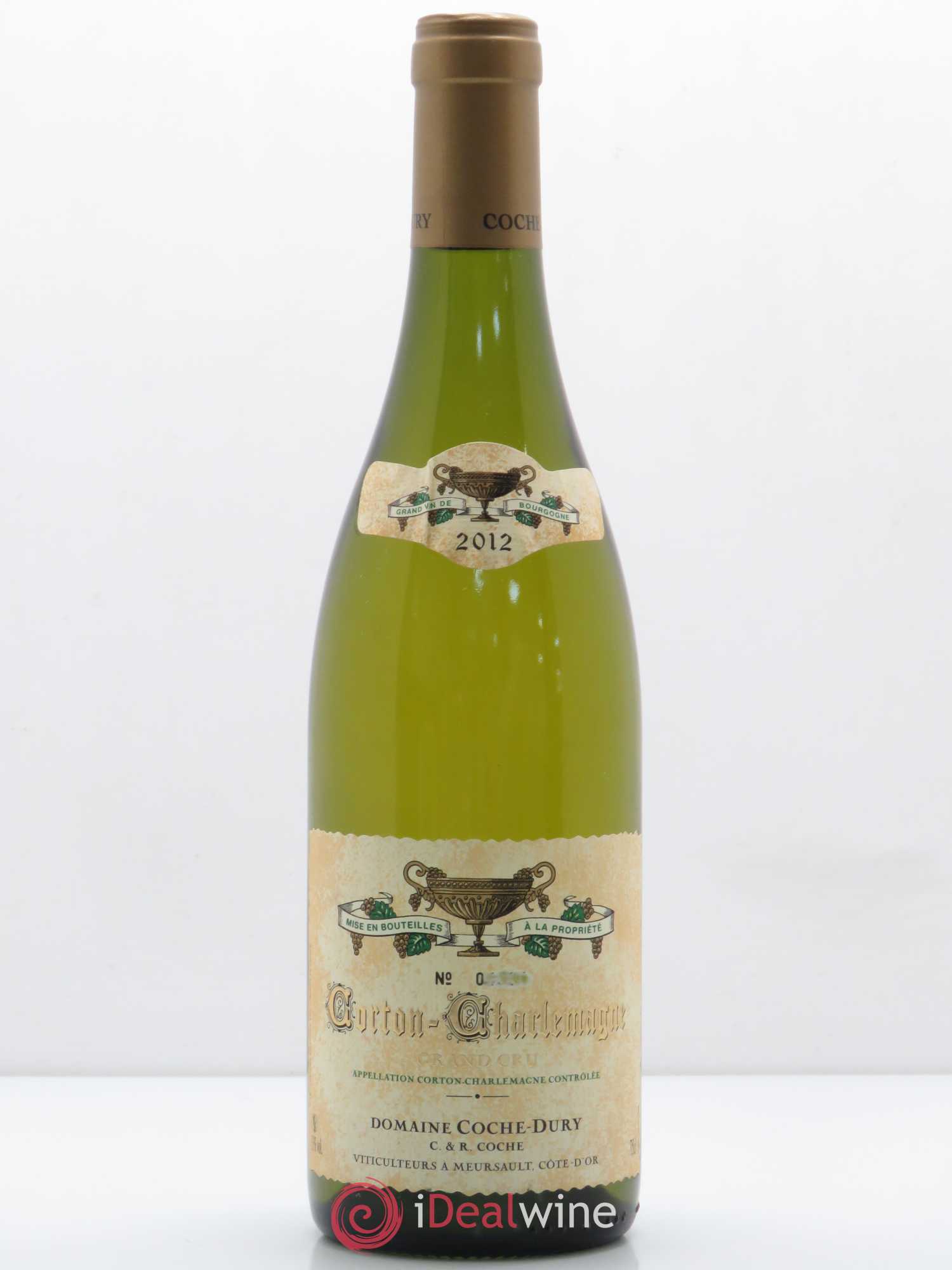 Corton-Charlemagne Grand Cru Coche Dury (Domaine) (Numéro de série gratté) 2012 - Posten von 1 Flasche - 0