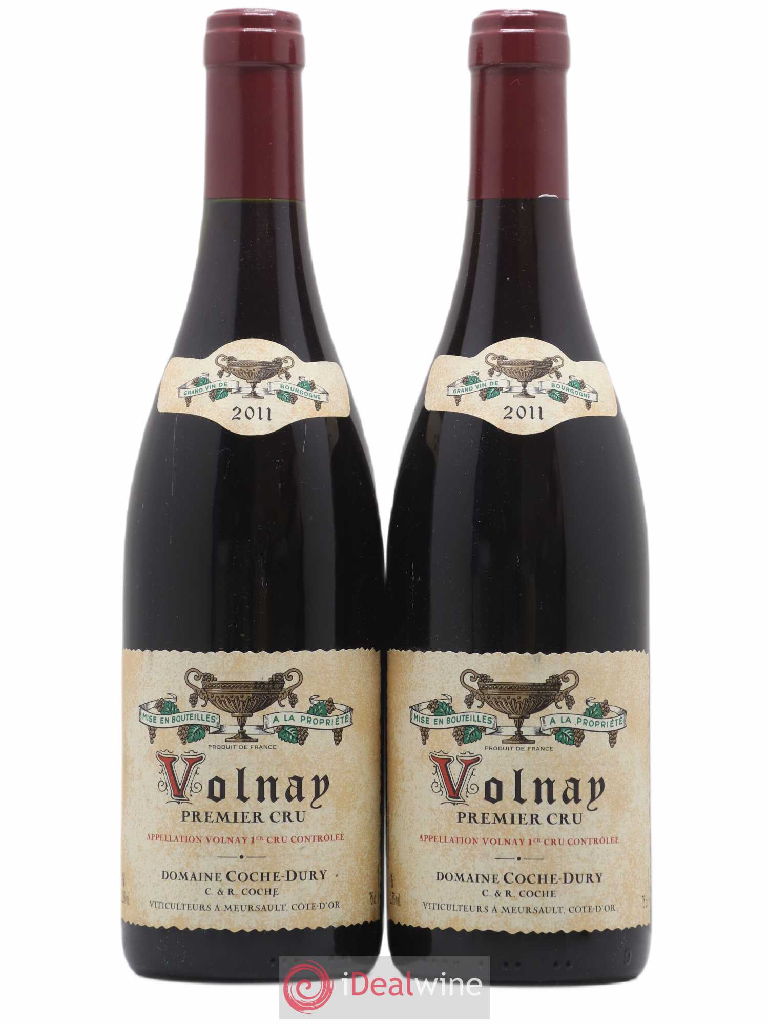 Volnay 1er Cru Coche Dury (Domaine) 2011 - Lot de 2 bouteilles - 0