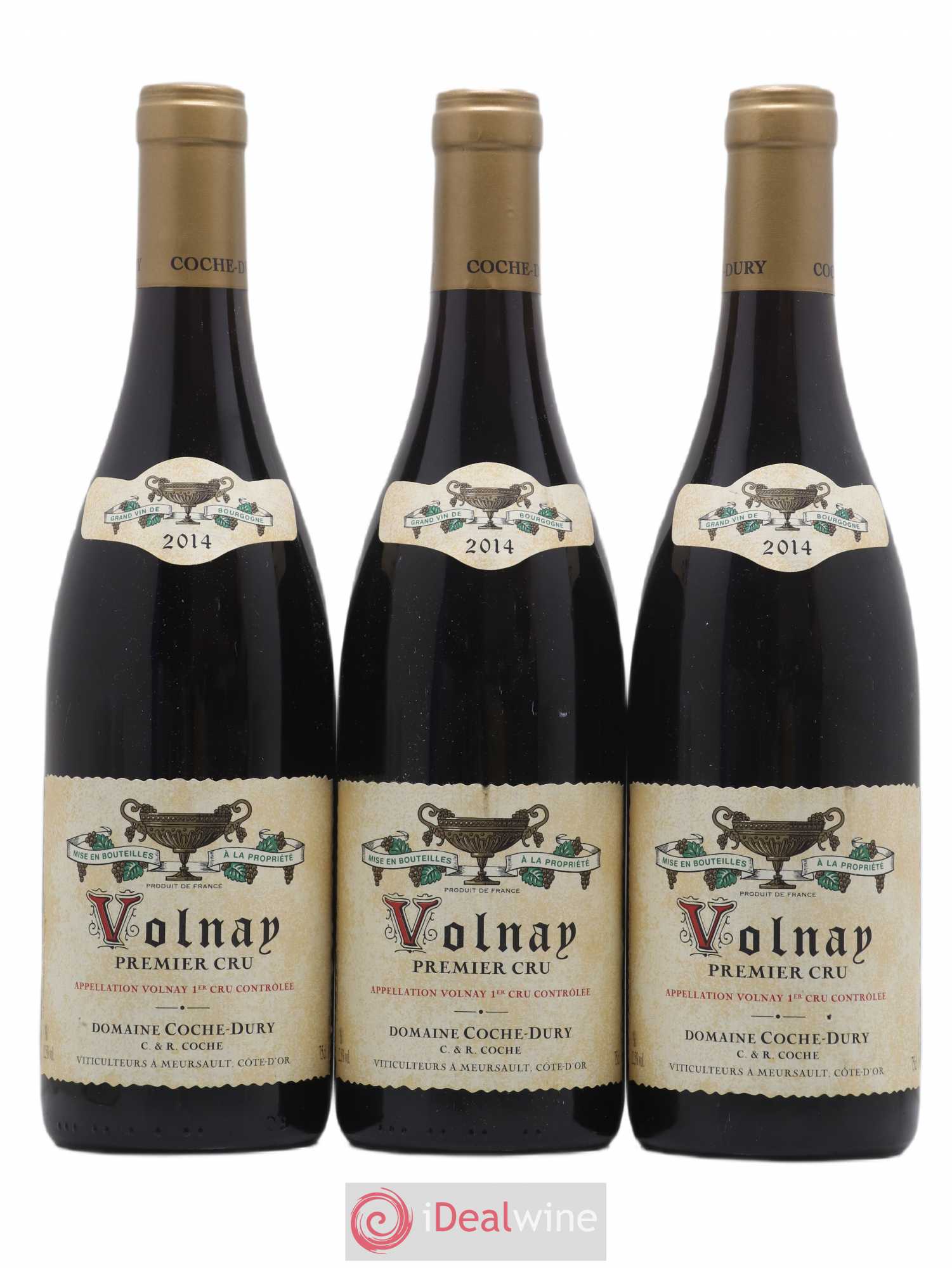 Volnay 1er Cru Coche Dury (Domaine) 2014 - Lot de 3 bouteilles - 0