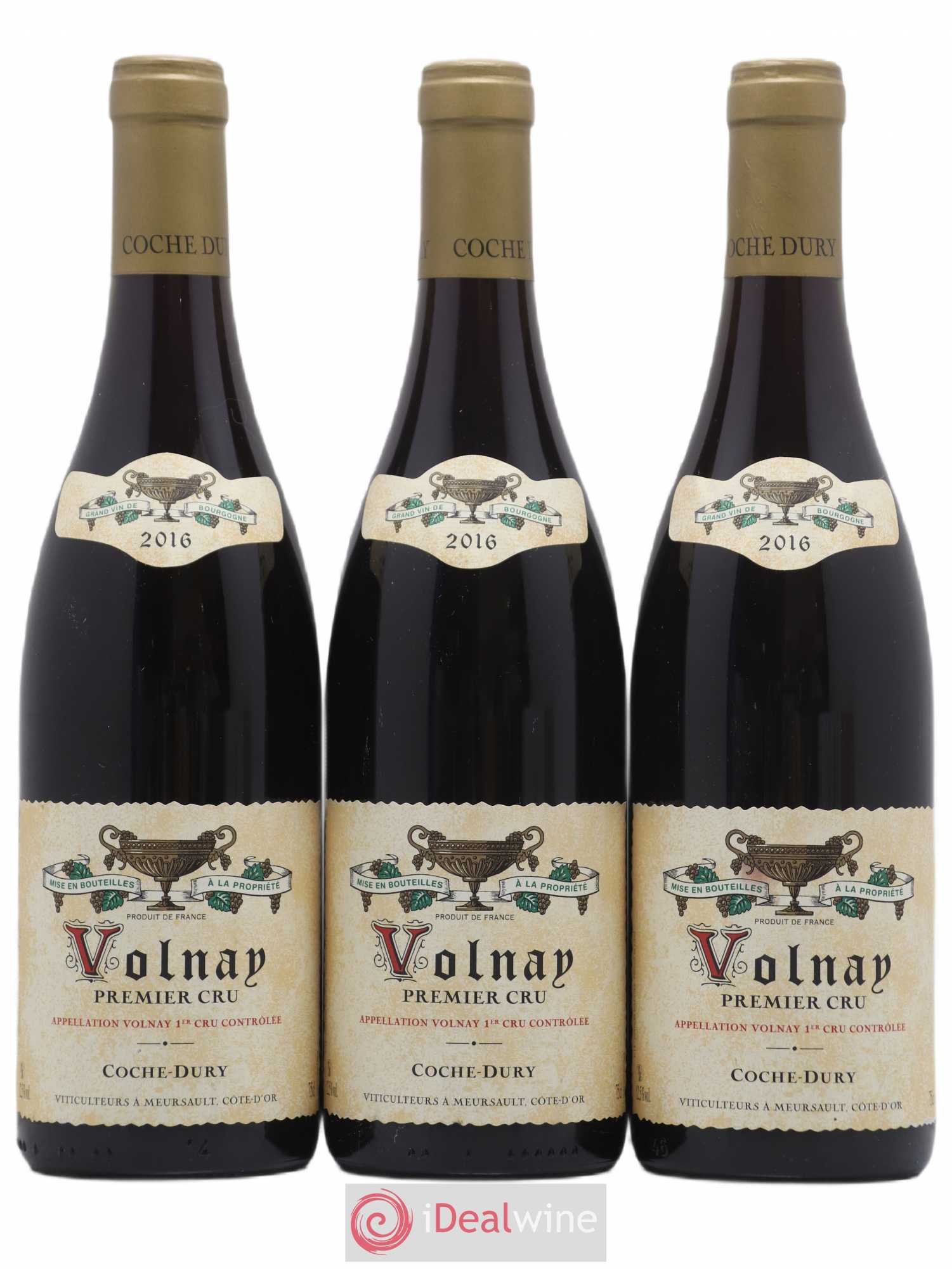 Volnay 1er Cru Coche Dury (Domaine) 2016 - Lot de 3 bouteilles - 0
