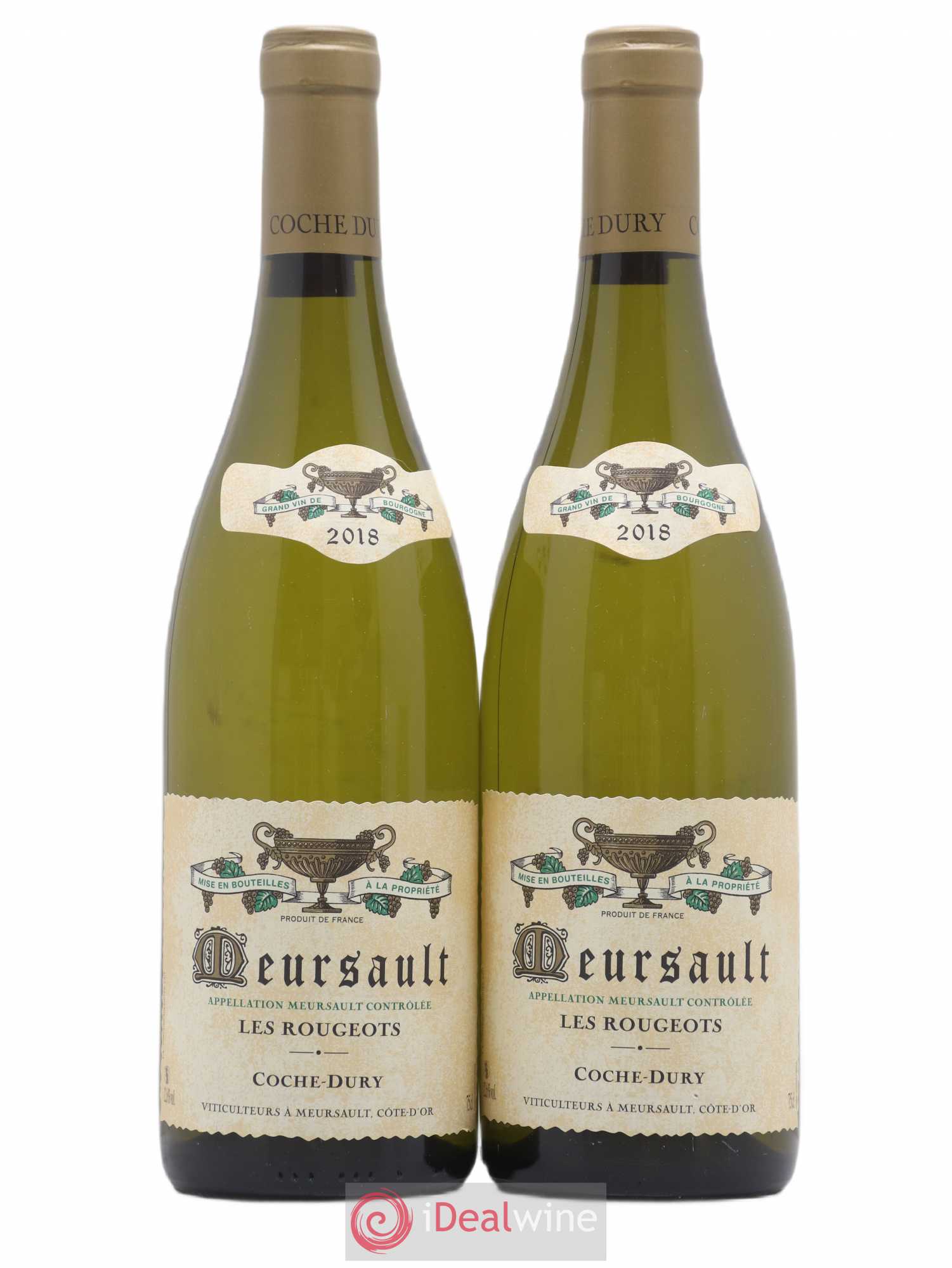 Meursault Les Rougeots Coche Dury (Domaine) 2018 - Lot de 2 bouteilles - 0