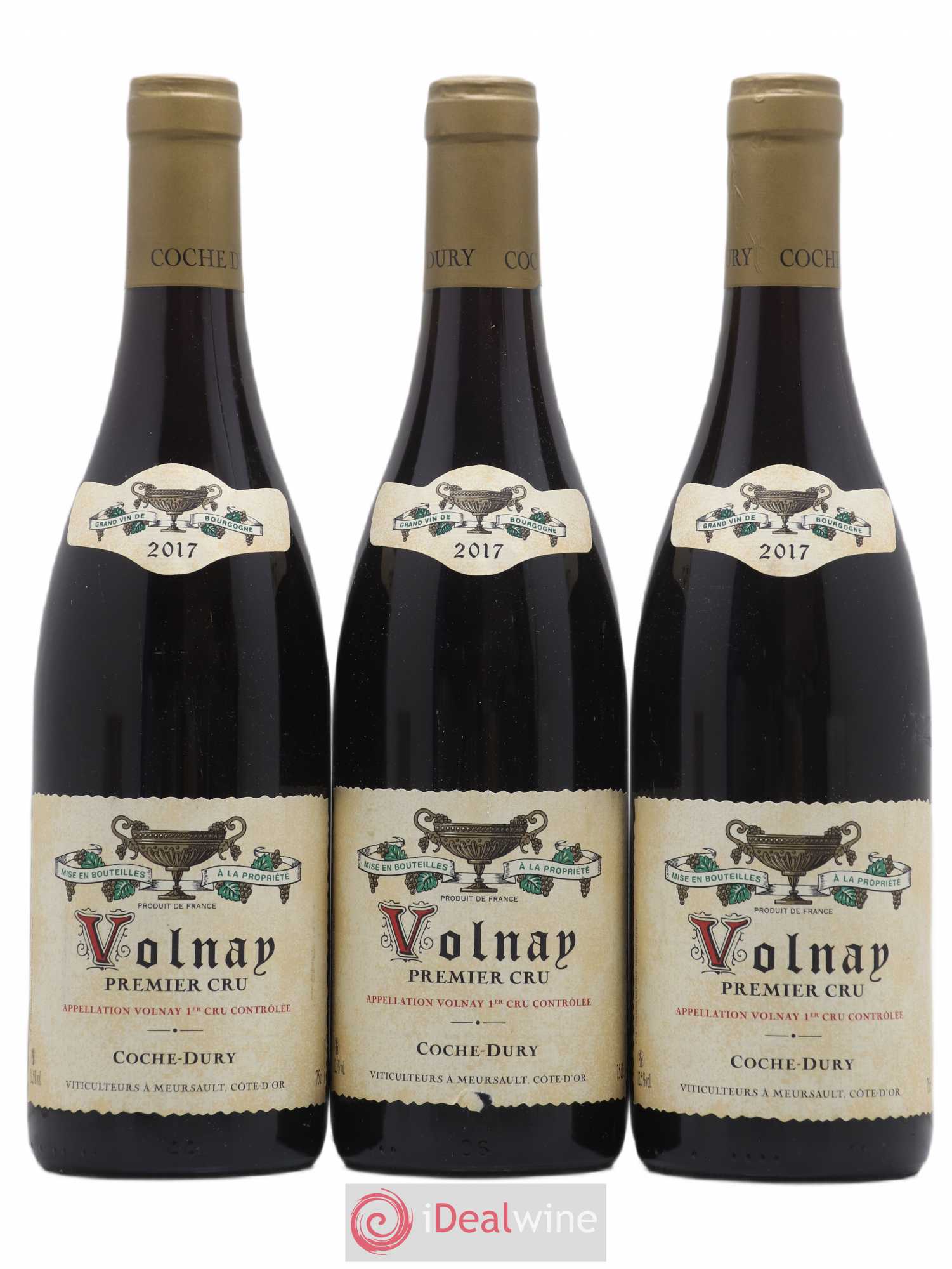 Volnay 1er Cru Coche Dury (Domaine) 2017 - Lot de 3 bouteilles - 0