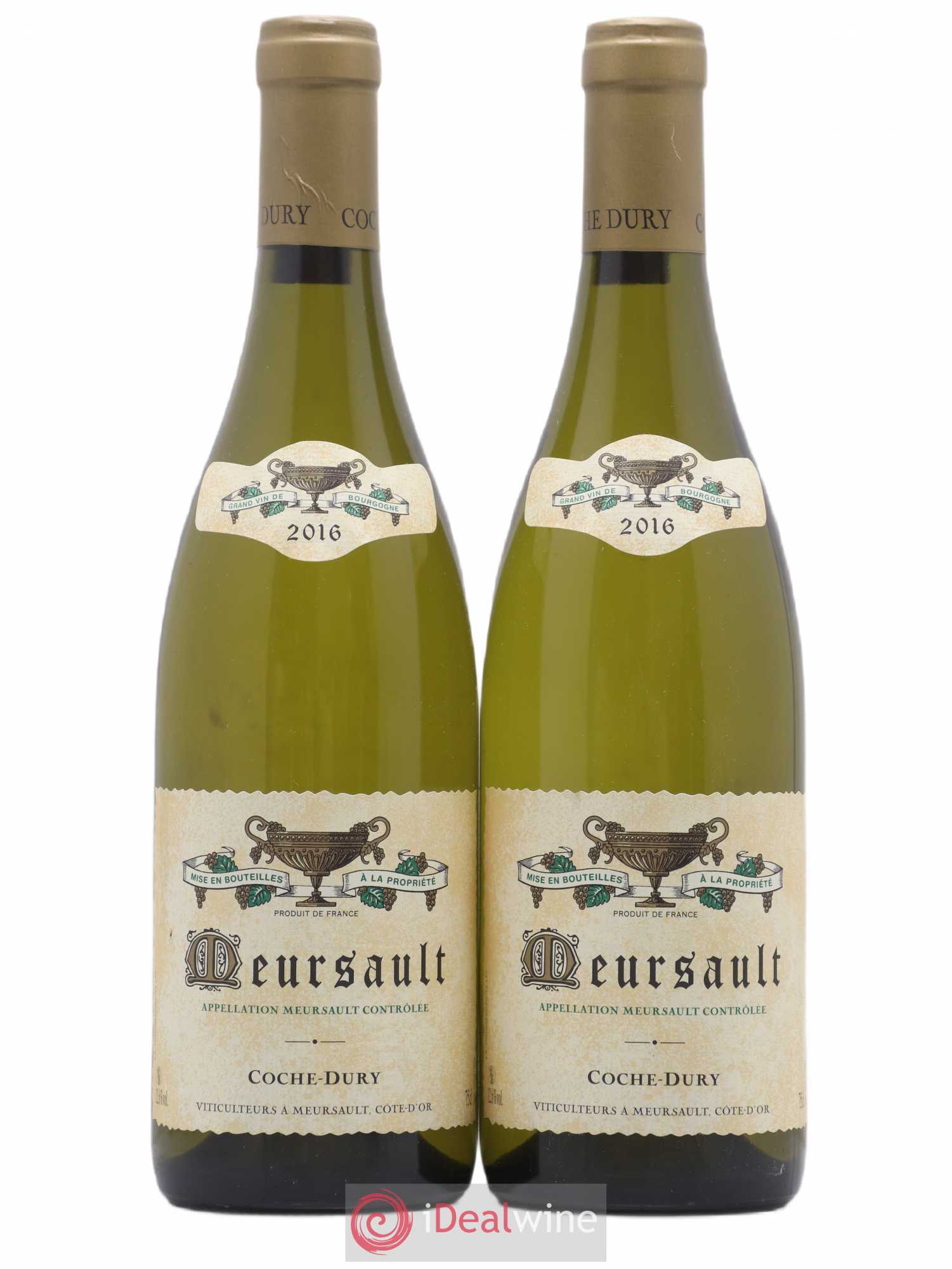 Meursault Coche Dury (Domaine) 2016 - Lot de 2 bouteilles - 0