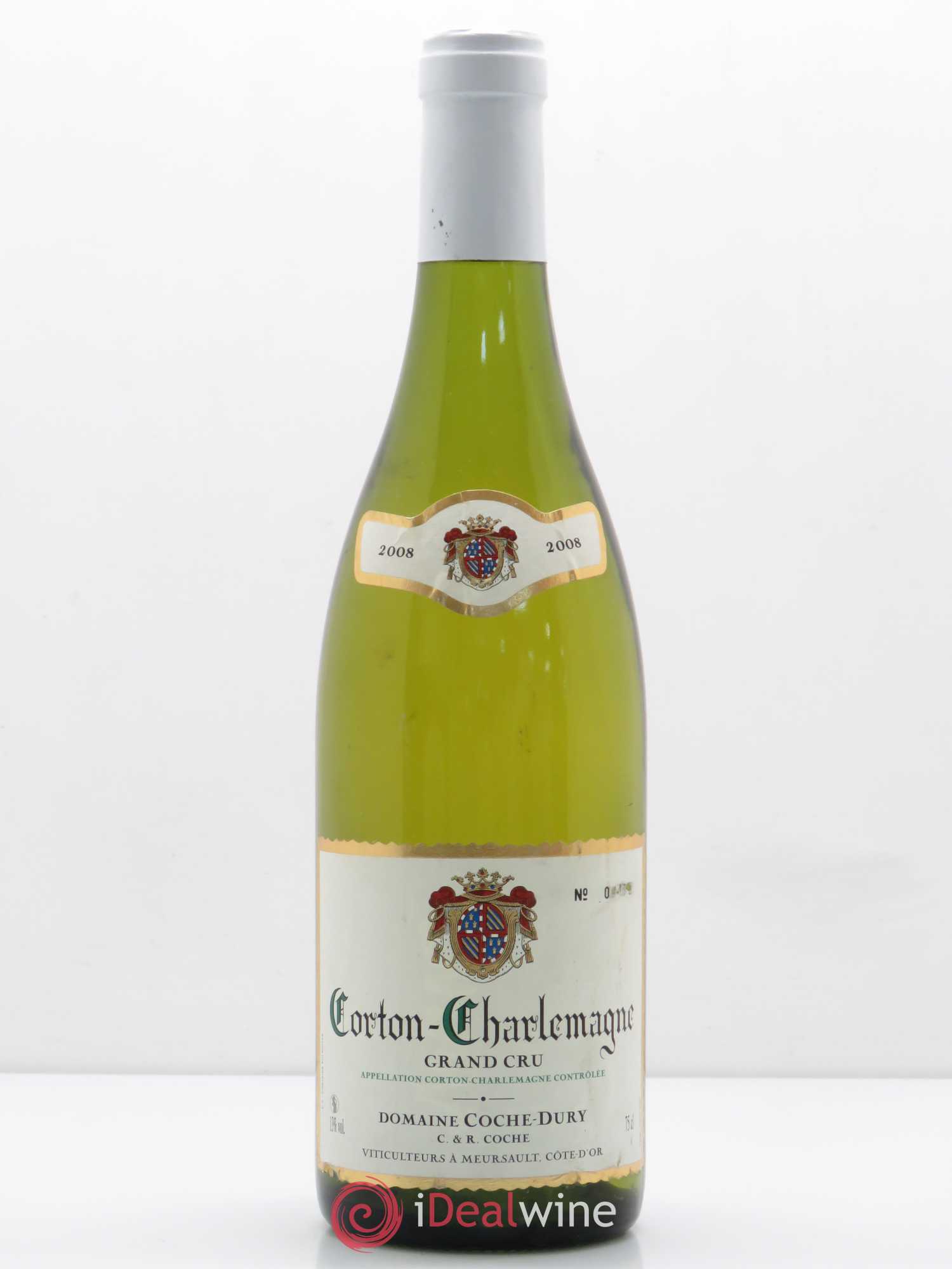 Corton-Charlemagne Grand Cru Coche Dury (Domaine) (Numéro de série gratté) 2008 - Posten von 1 Flasche - 0