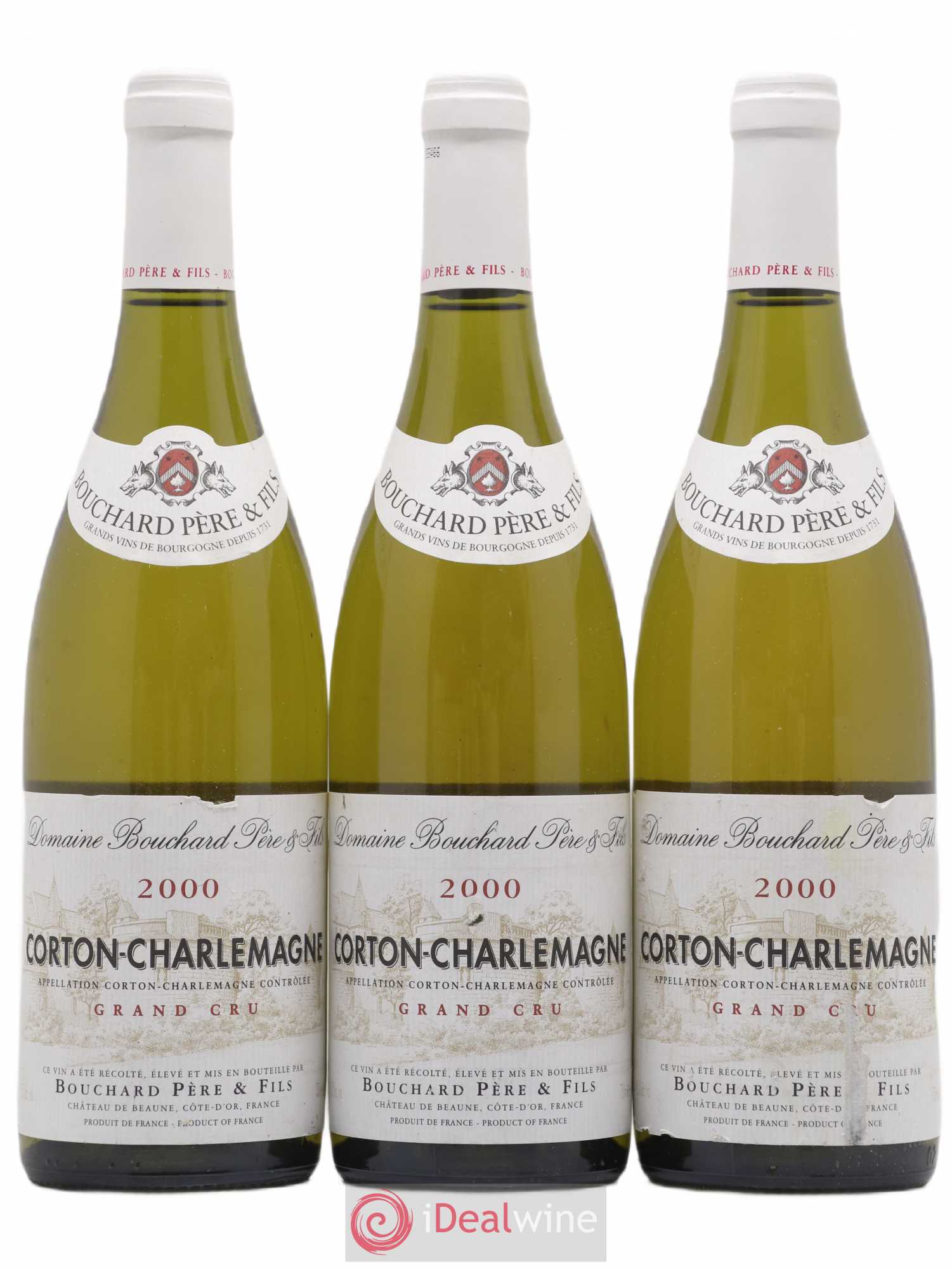 Corton-Charlemagne Grand Cru Bouchard Père & Fils 2000 - Lot de 3 bouteilles - 0