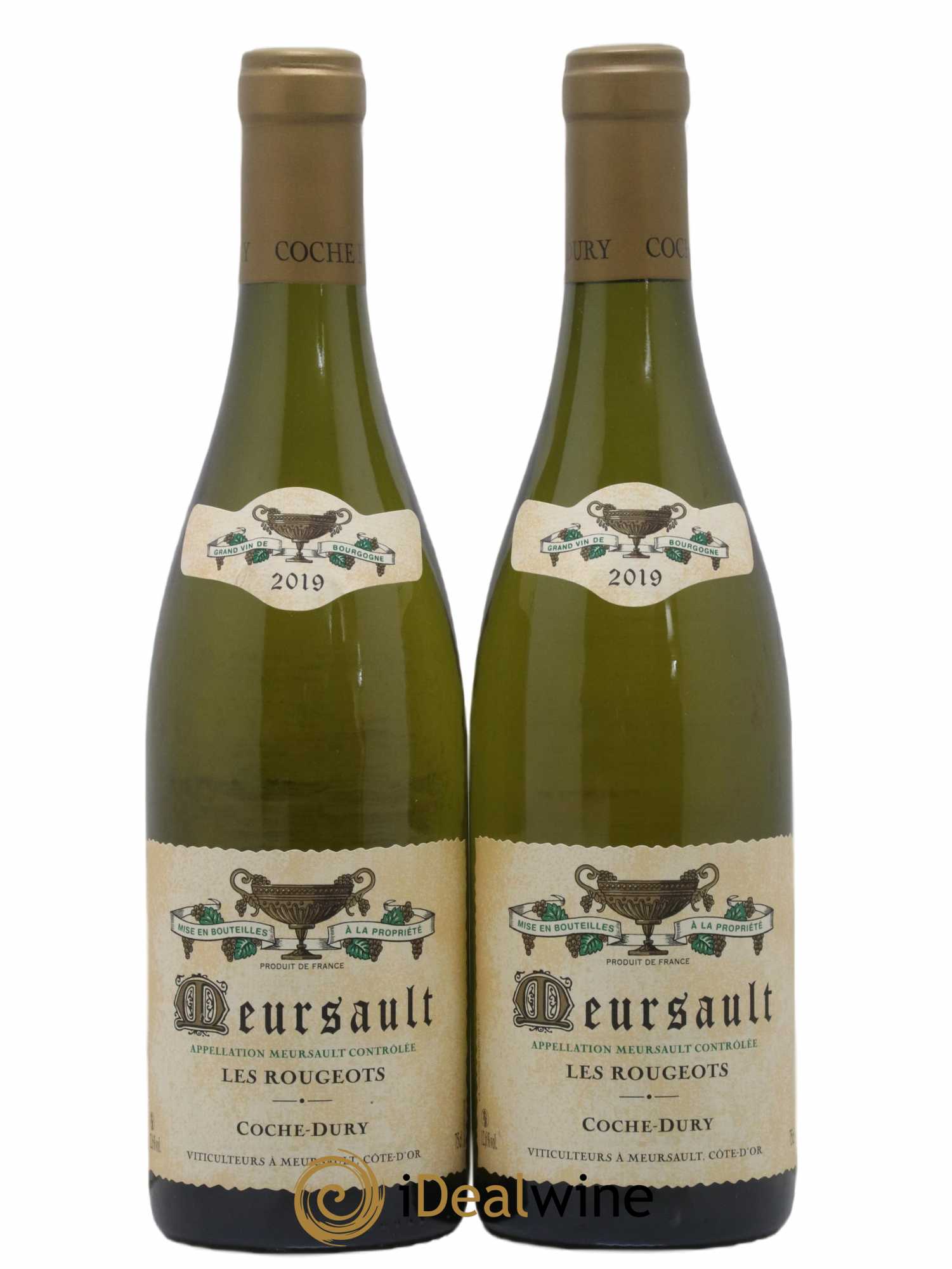 Meursault Les Rougeots Coche Dury (Domaine) 2019 - Lot de 2 bouteilles - 0