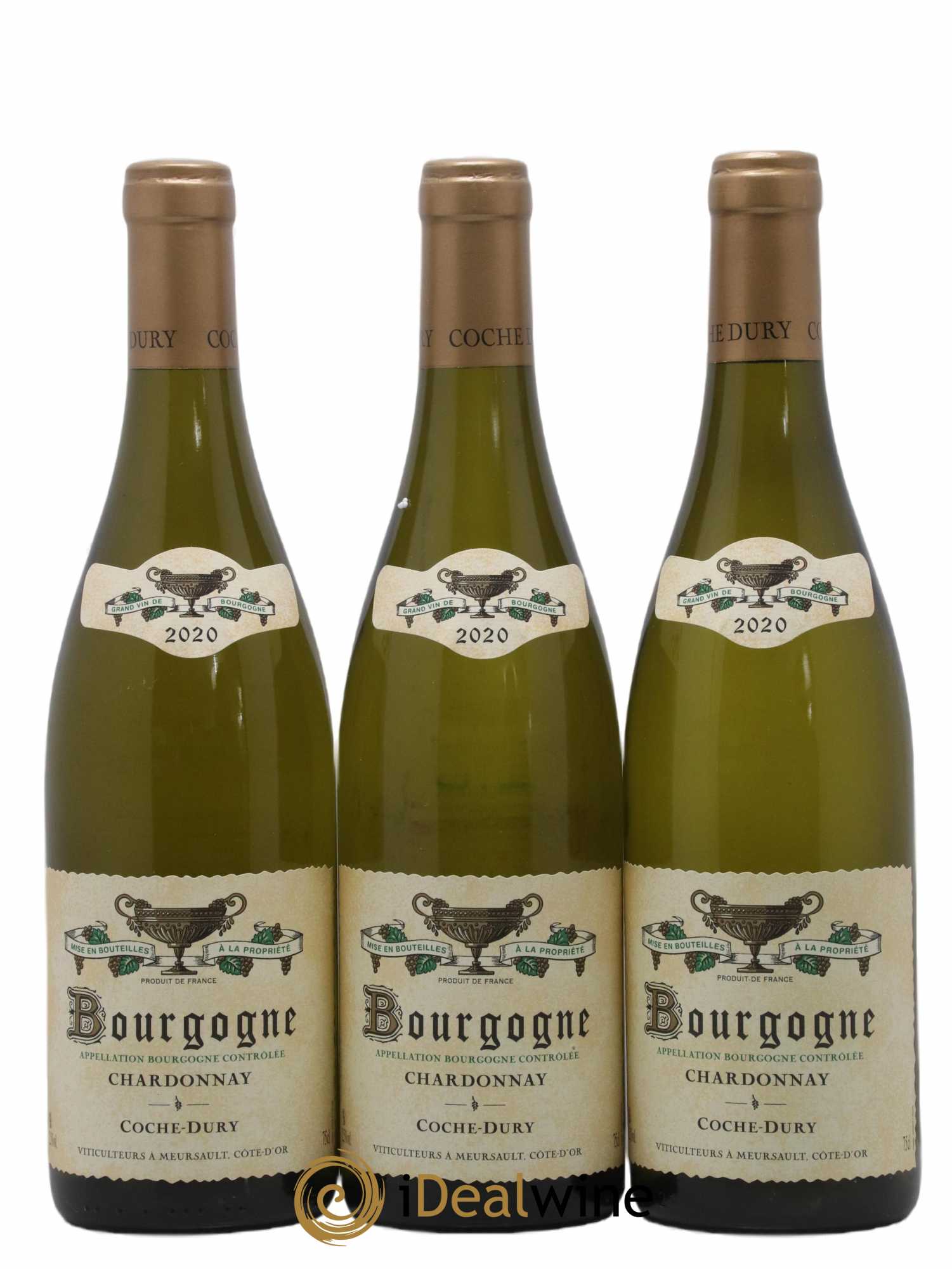 Bourgogne Coche Dury (Domaine) 2020 - Lot of 3 bottles - 0