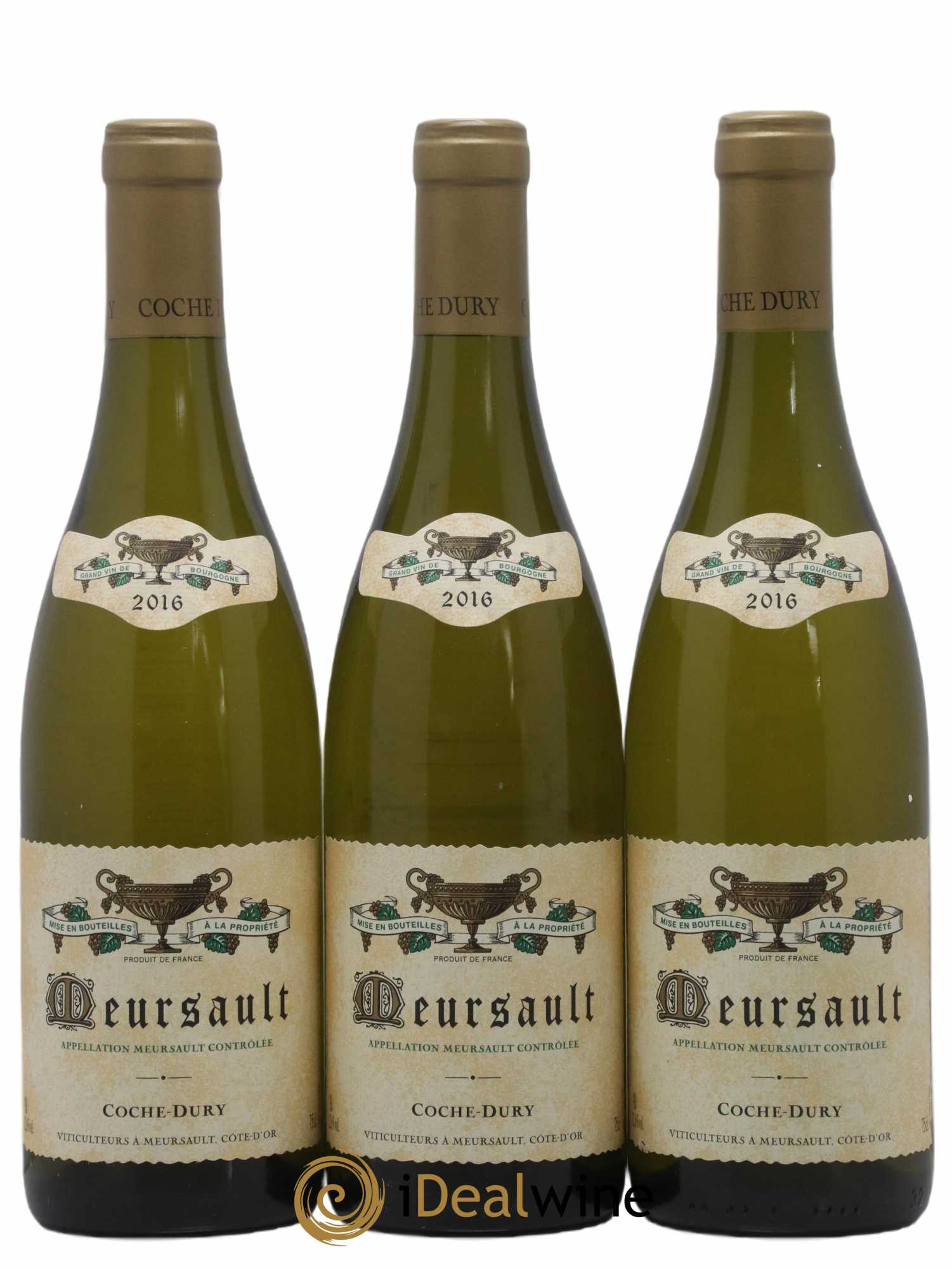 Meursault Coche Dury (Domaine) 2016 - Lot de 3 bouteilles - 0
