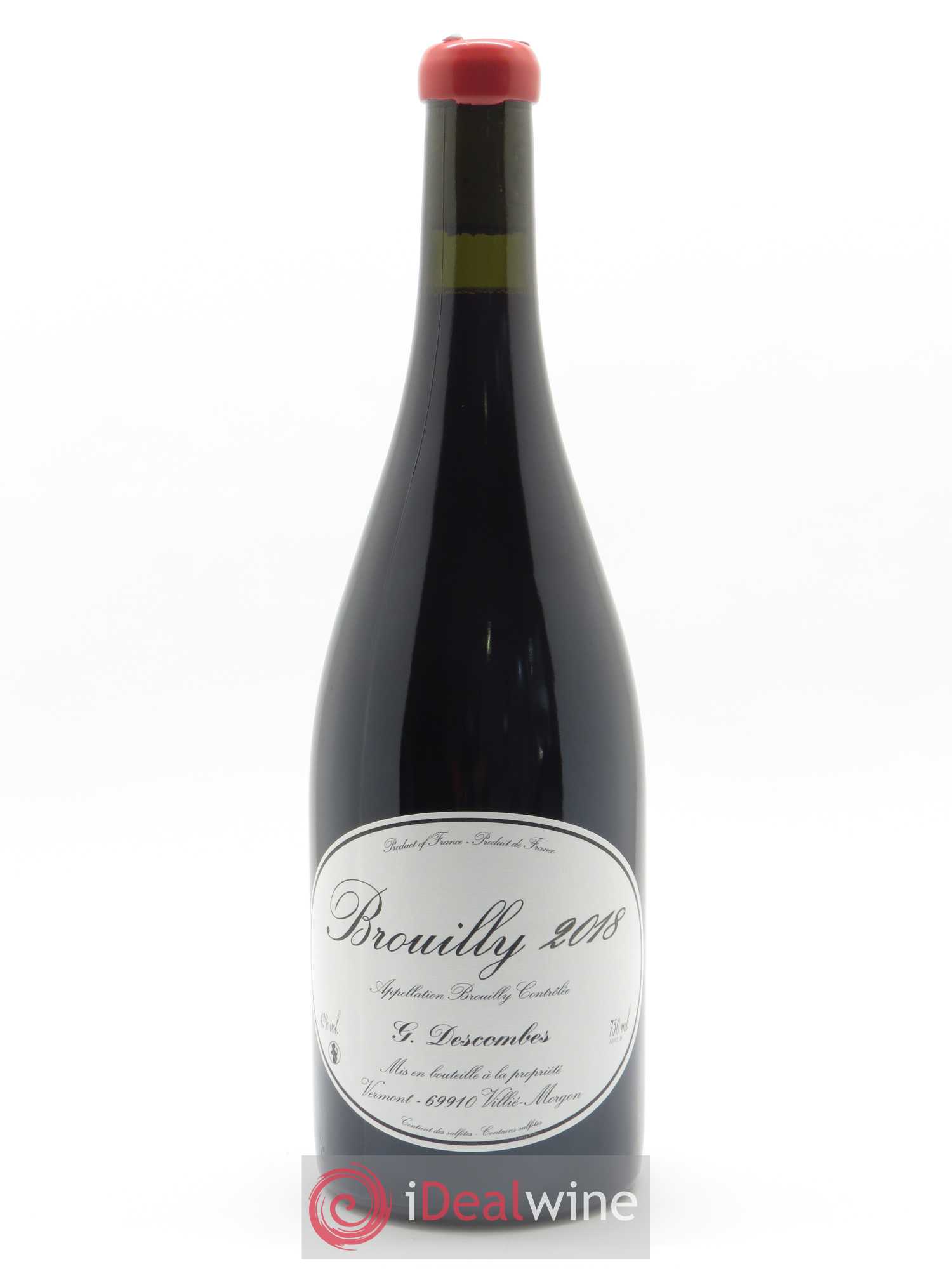 Brouilly Vieilles vignes Georges Descombes (Domaine) 2018 - Lot de 1 bouteille - 0