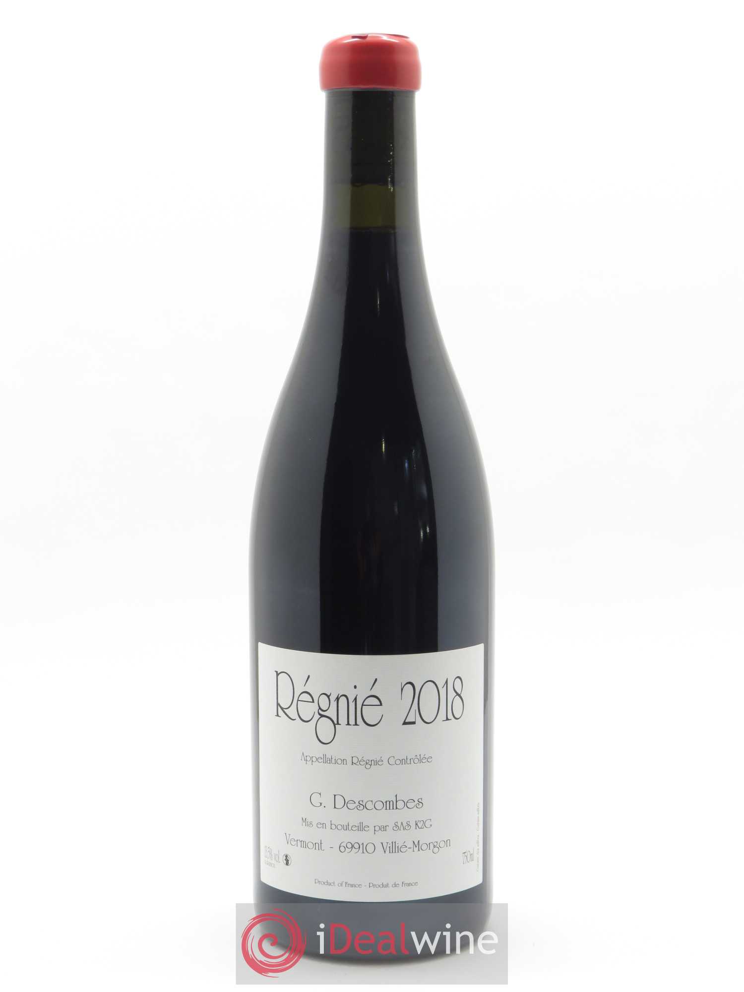 Régnié Vieilles Vignes Georges Descombes (Domaine) 2018 - Lot de 1 bouteille - 0