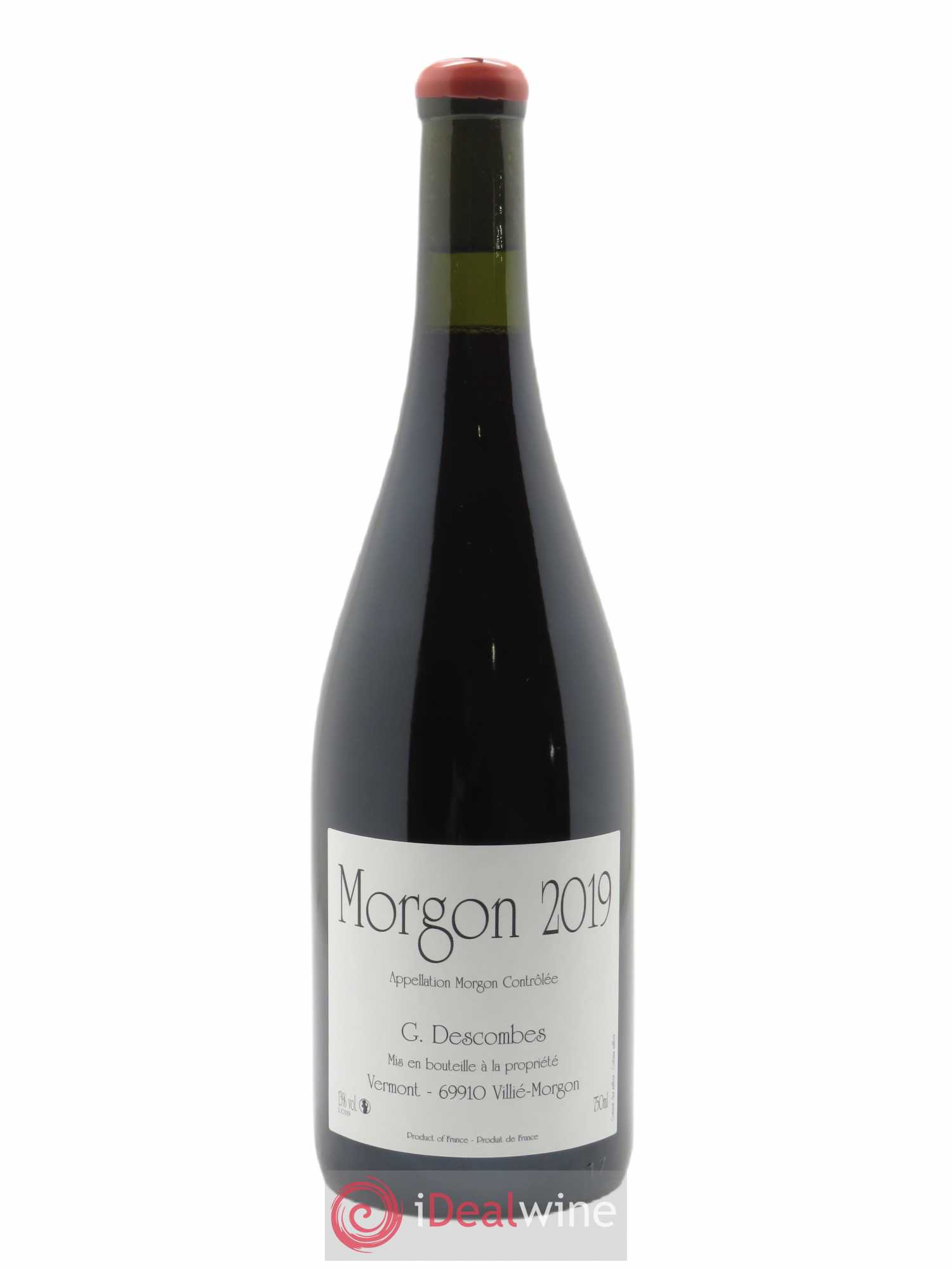 Morgon Vieilles vignes Georges Descombes (Domaine) 2019 - Lot de 1 bouteille - 0
