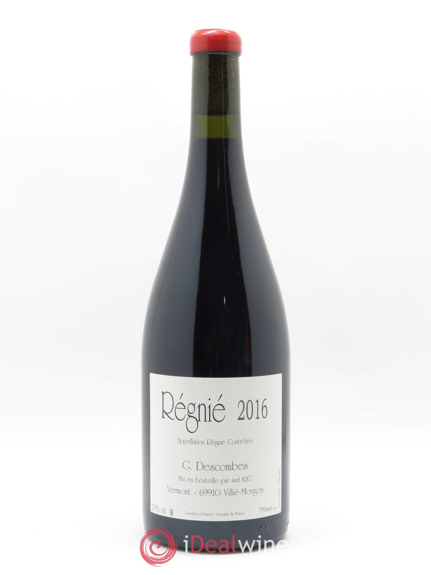 Régnié Vieilles Vignes Georges Descombes (Domaine) 2016 - Lot de 1 bouteille - 0