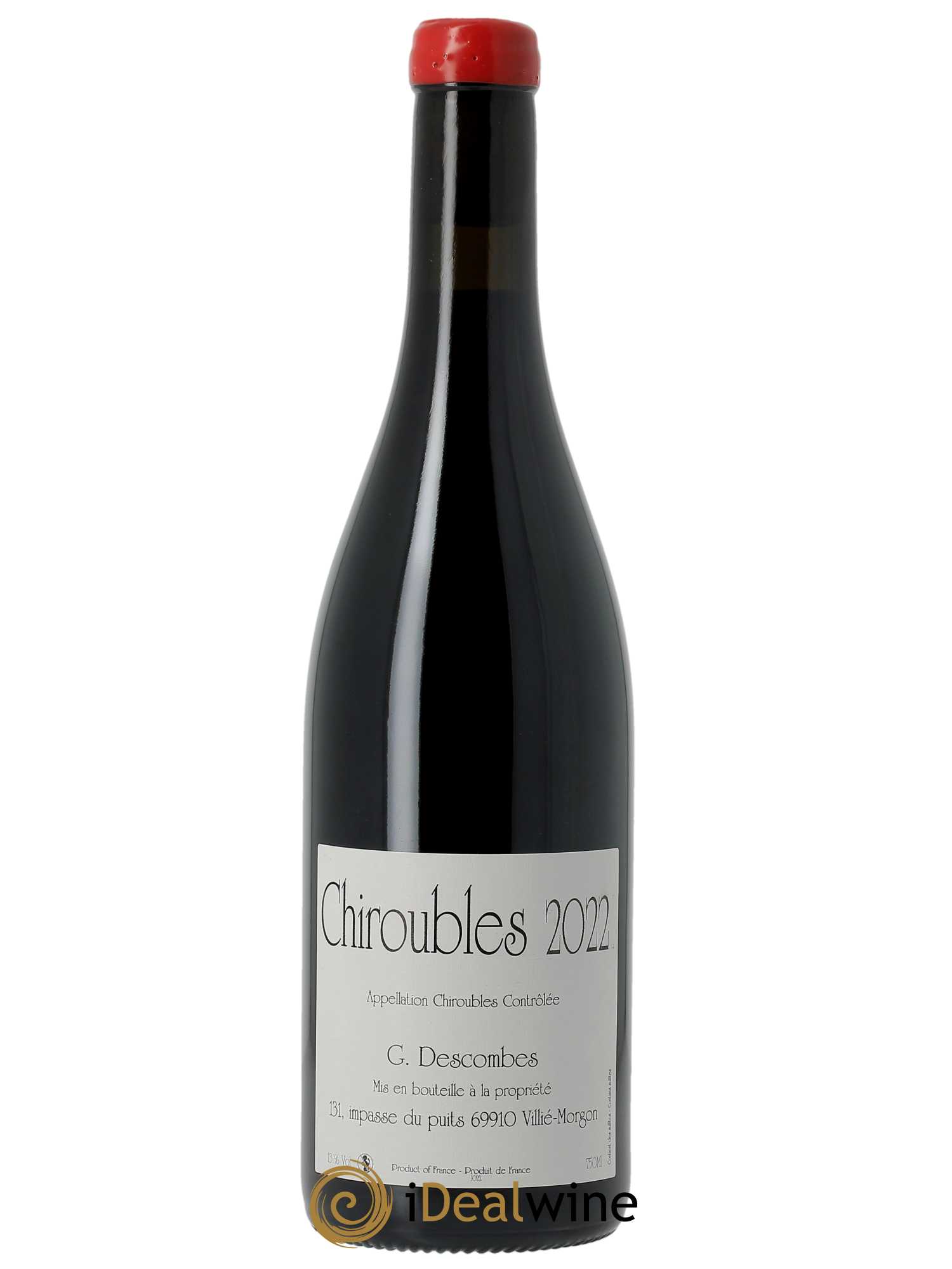 Chiroubles Georges Descombes (Domaine) 2022 - Lot of 1 bottle - 0