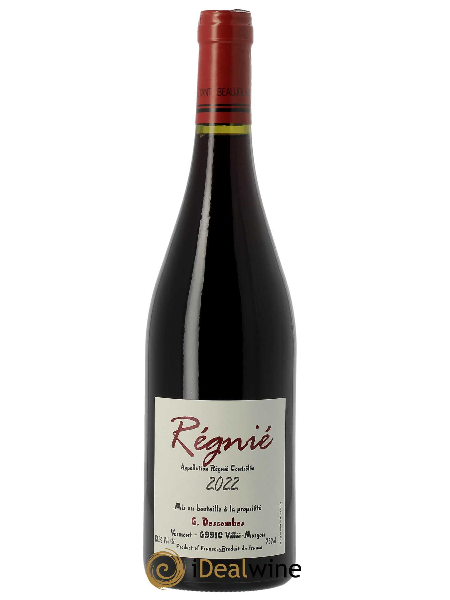 Regnié Georges Descombes (Domaine) 2022 - Lot of 1 bottle - 0