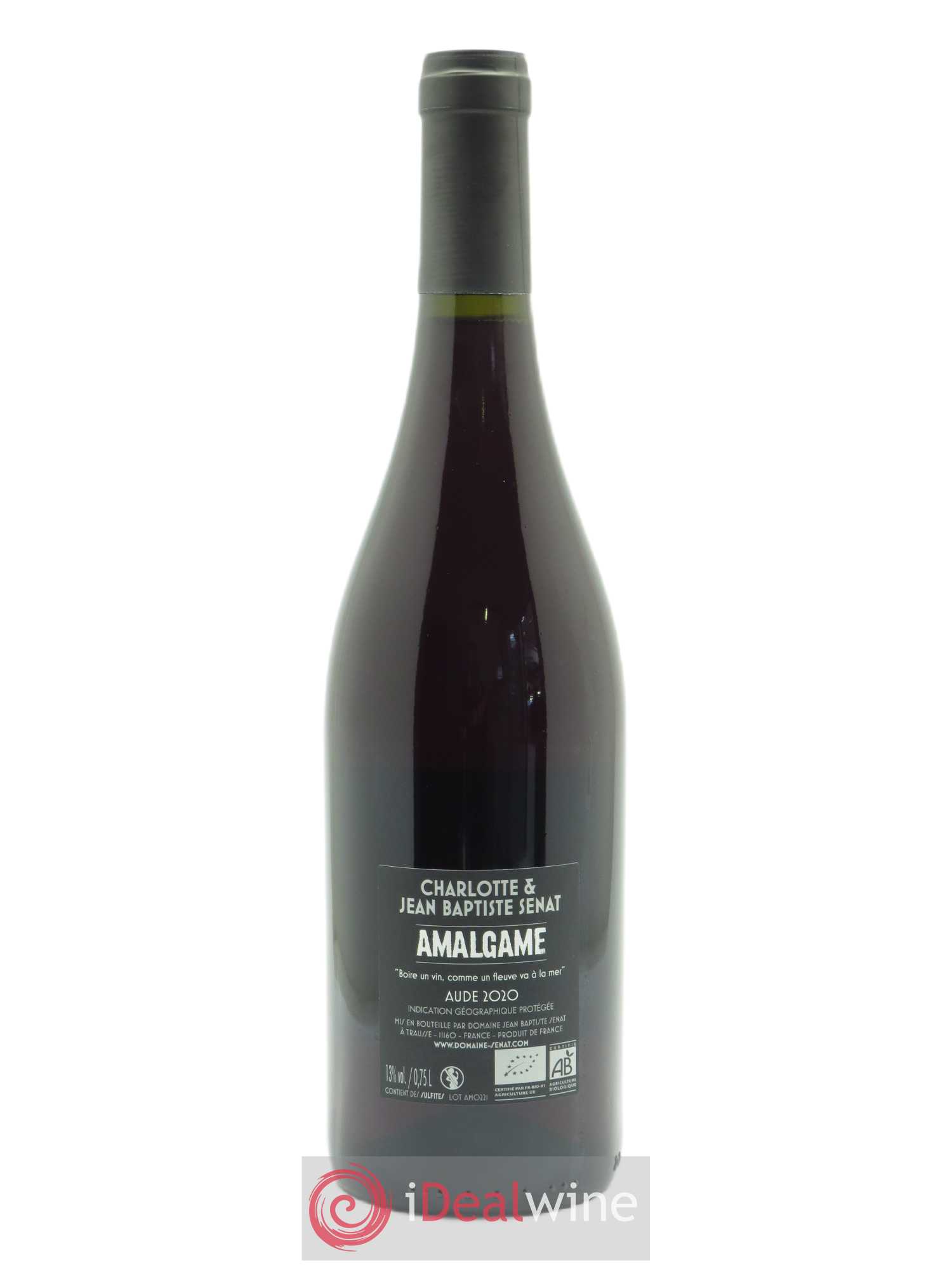 Aude Amalgame Jean-Baptiste Sénat 2020 - Lot de 1 bouteille - 1