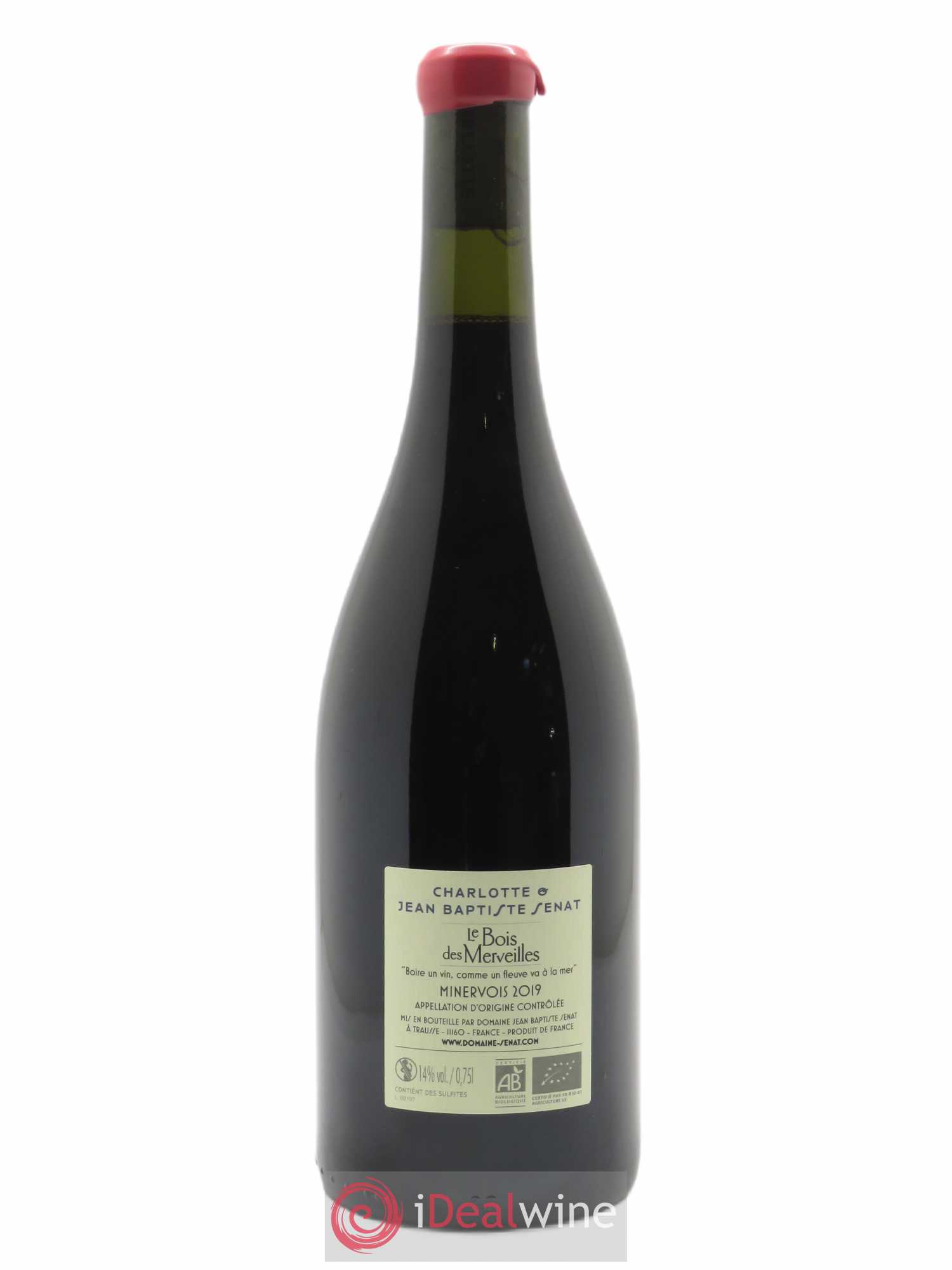 Minervois Le Bois des Merveilles Jean-Baptiste Sénat 2019 - Lot of 1 bottle - 1