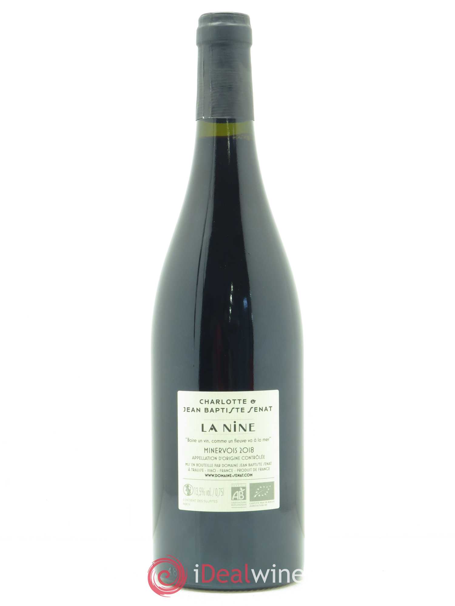 Minervois La Nine Jean-Baptiste Sénat 2018 - Lot de 1 bouteille - 1