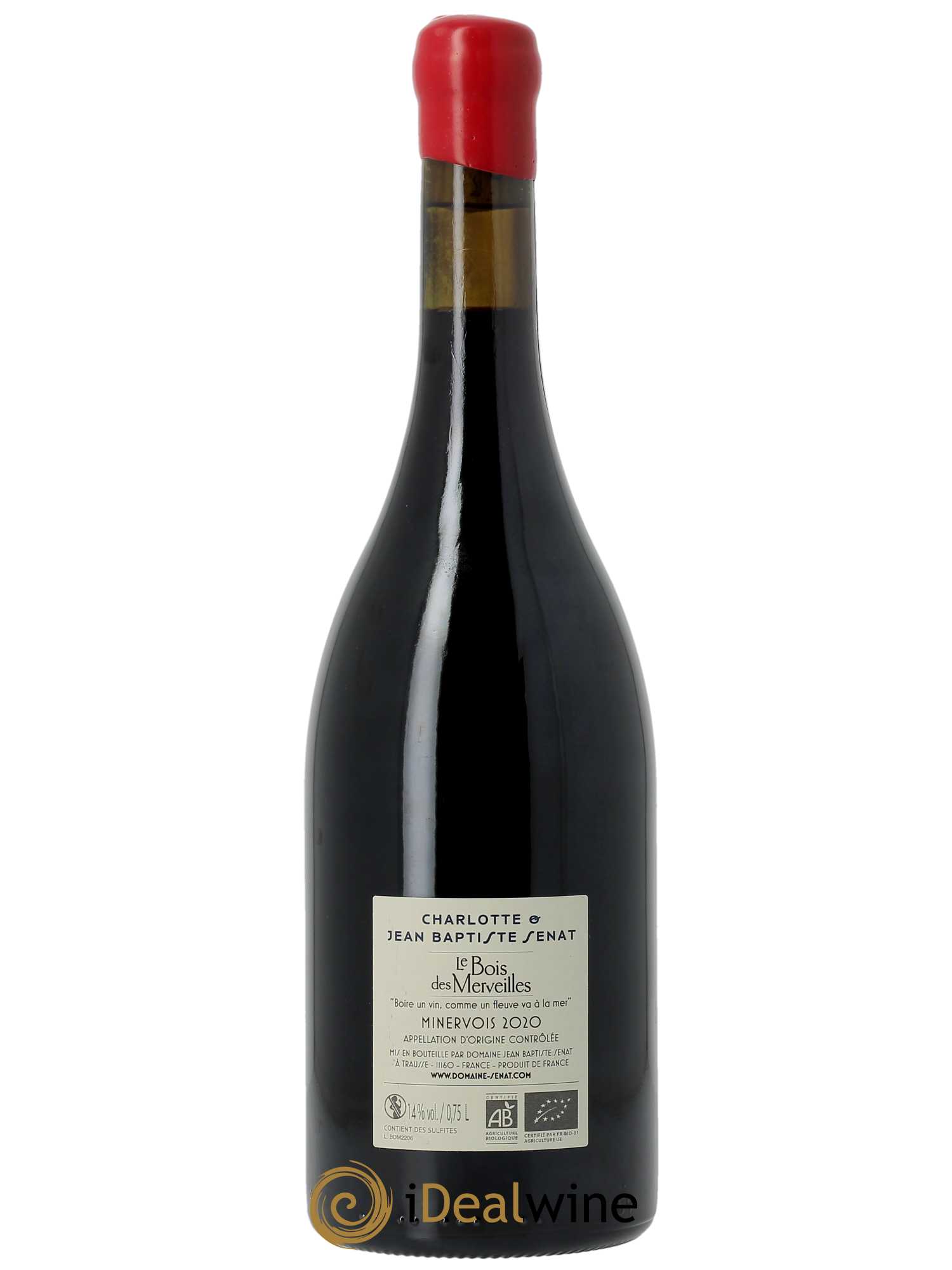 Minervois Le Bois des Merveilles Jean-Baptiste Sénat 2020 - Lot of 1 bottle - 1