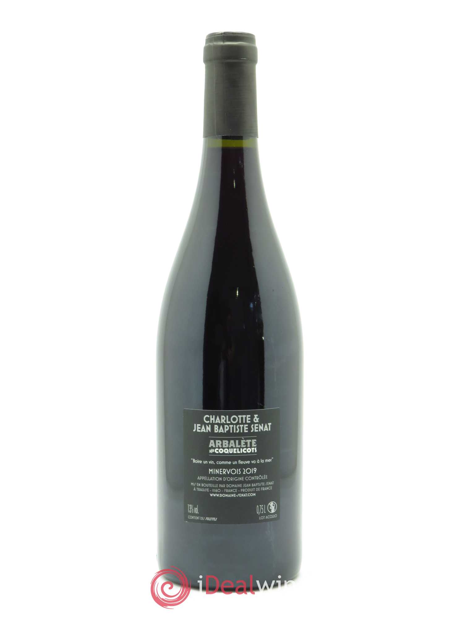 Minervois Arbalète and Coquelicots Jean-Baptiste Sénat 2019 - Lot de 1 bouteille - 1