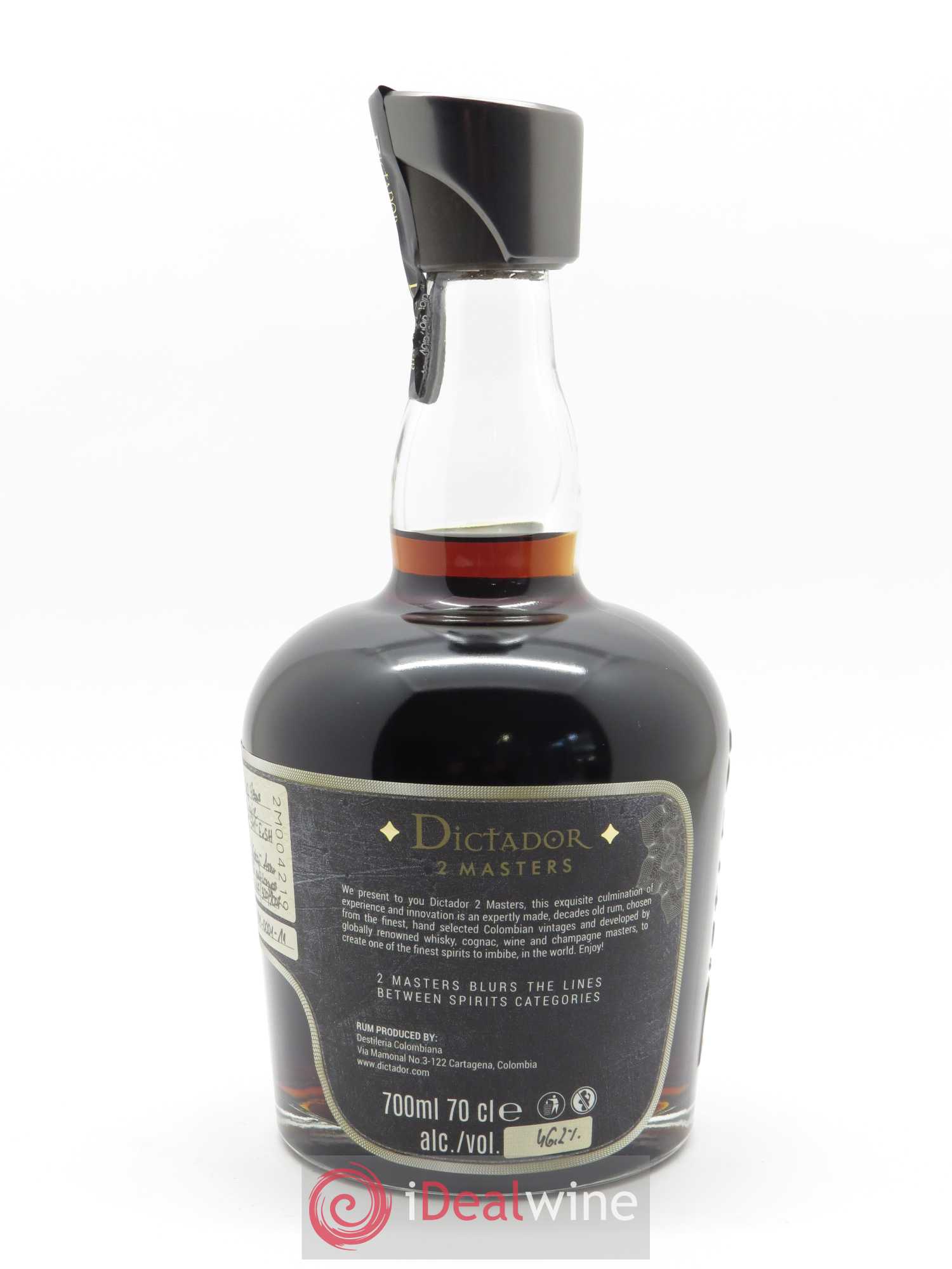 Rhum Dictador 2 Masters Royal Tokaji (70cl) 1977 - Lot de 1 bouteille - 2