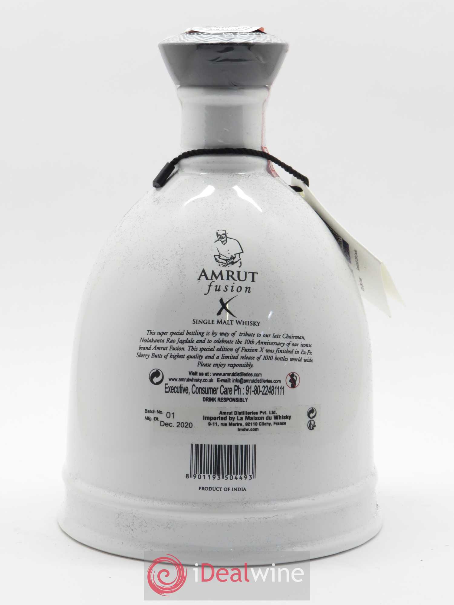 Whisky Amrut Fusion X Single Malt - Posten von 1 Flasche - 2