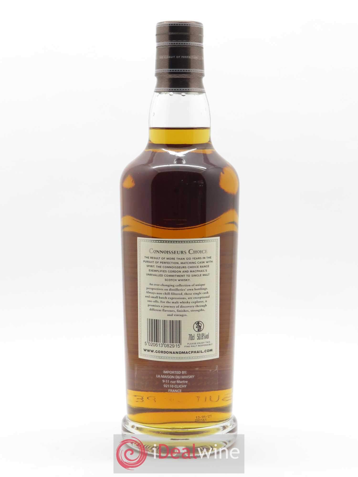 Whisky Linkwood 24 ans Single Malt Gordon & Macphail (70 cl) 1996 - Lot de 1 bouteille - 2