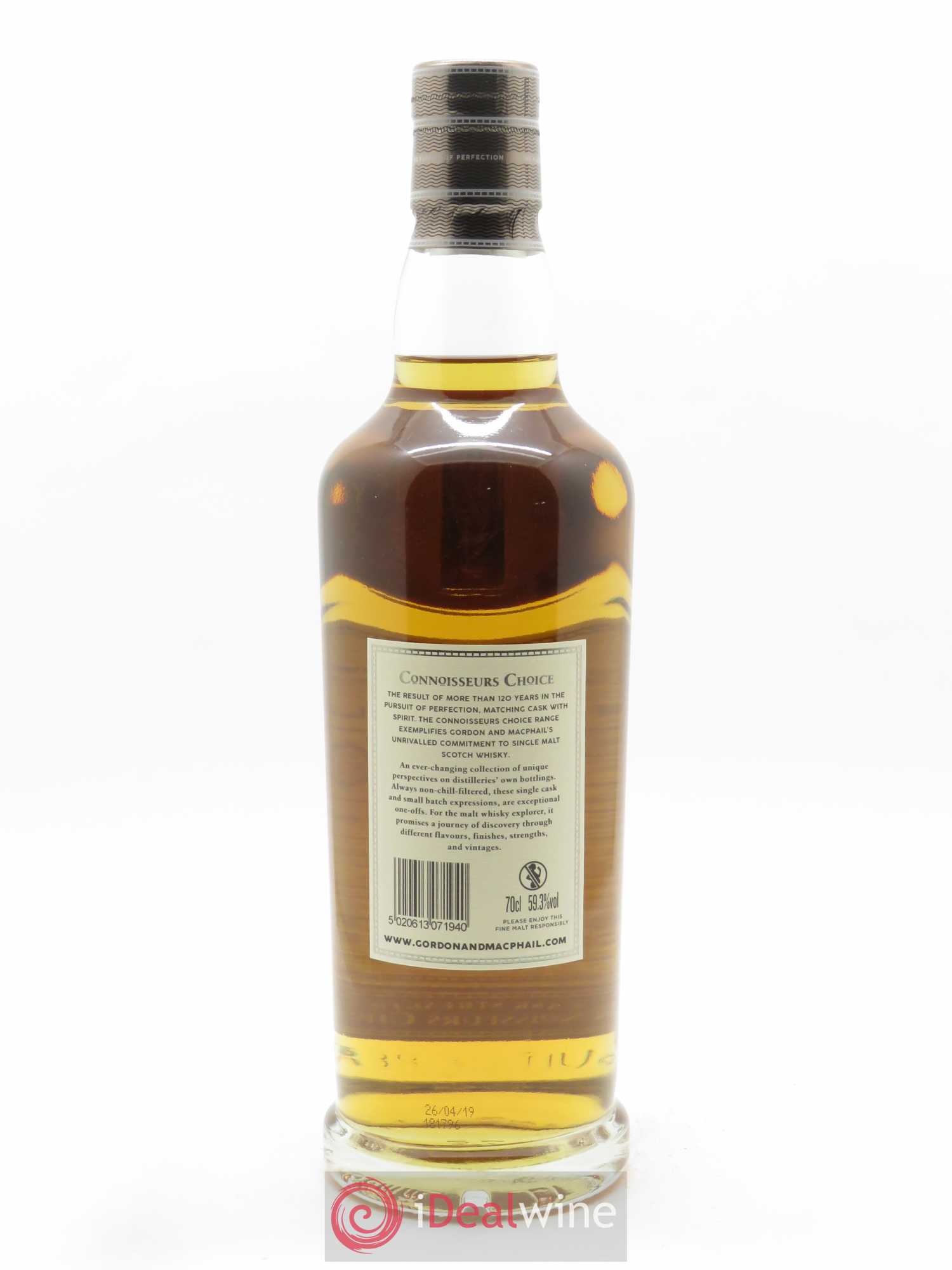 Whisky Benriach 22 ans Gordon & Macphail (70cl) 1999 - Lot de 1 bouteille - 2