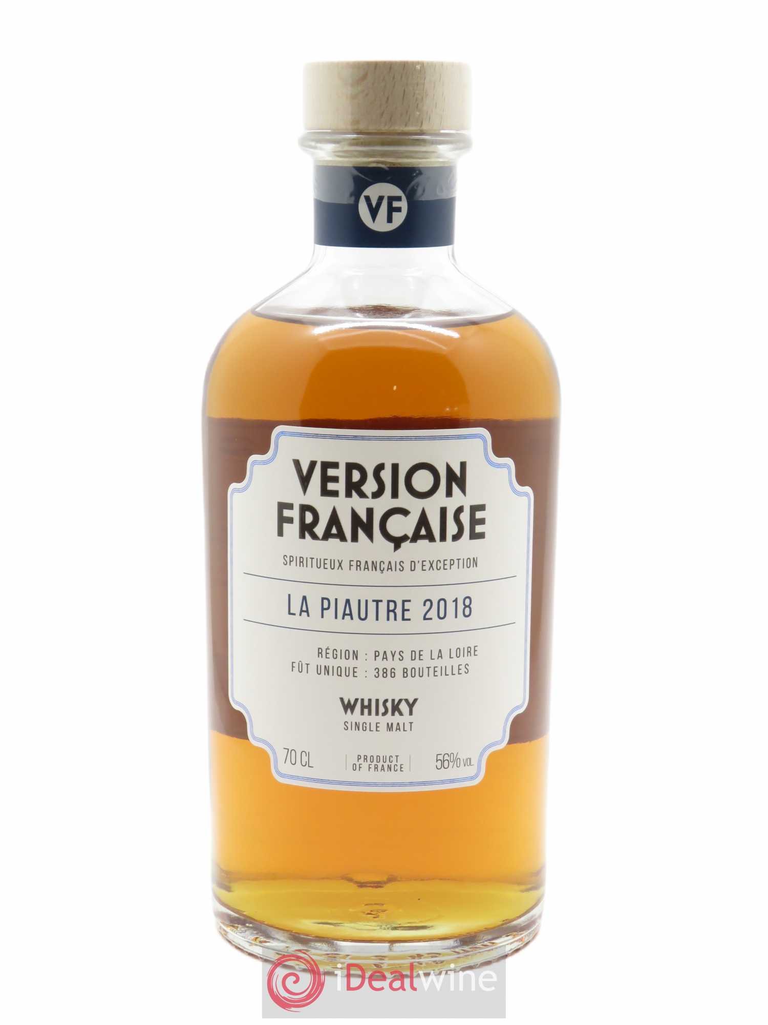 Whisky Version française La Piautre (70cl) 2018 - Lot de 1 bouteille - 1