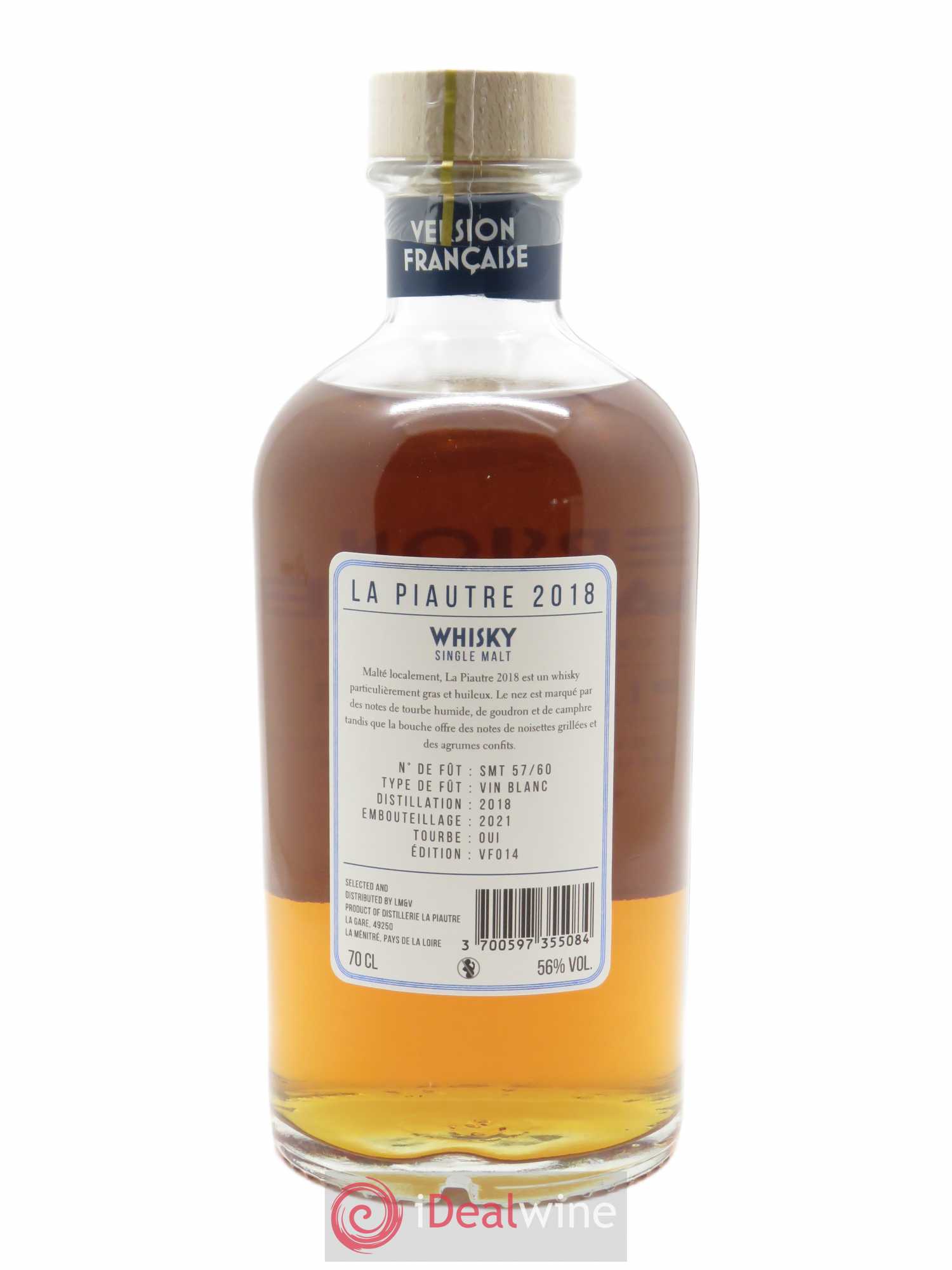 Whisky Version française La Piautre (70cl) 2018 - Lot de 1 bouteille - 2