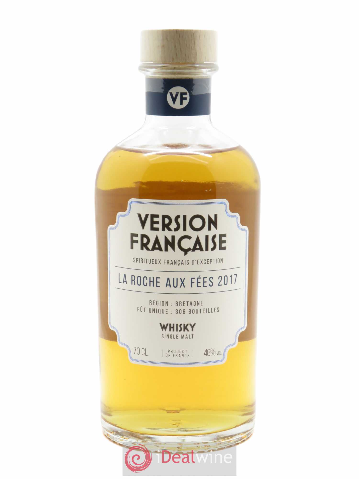 Whisky Version Française La Roche aux fées (70cl) 2017 - Lot de 1 bouteille - 1