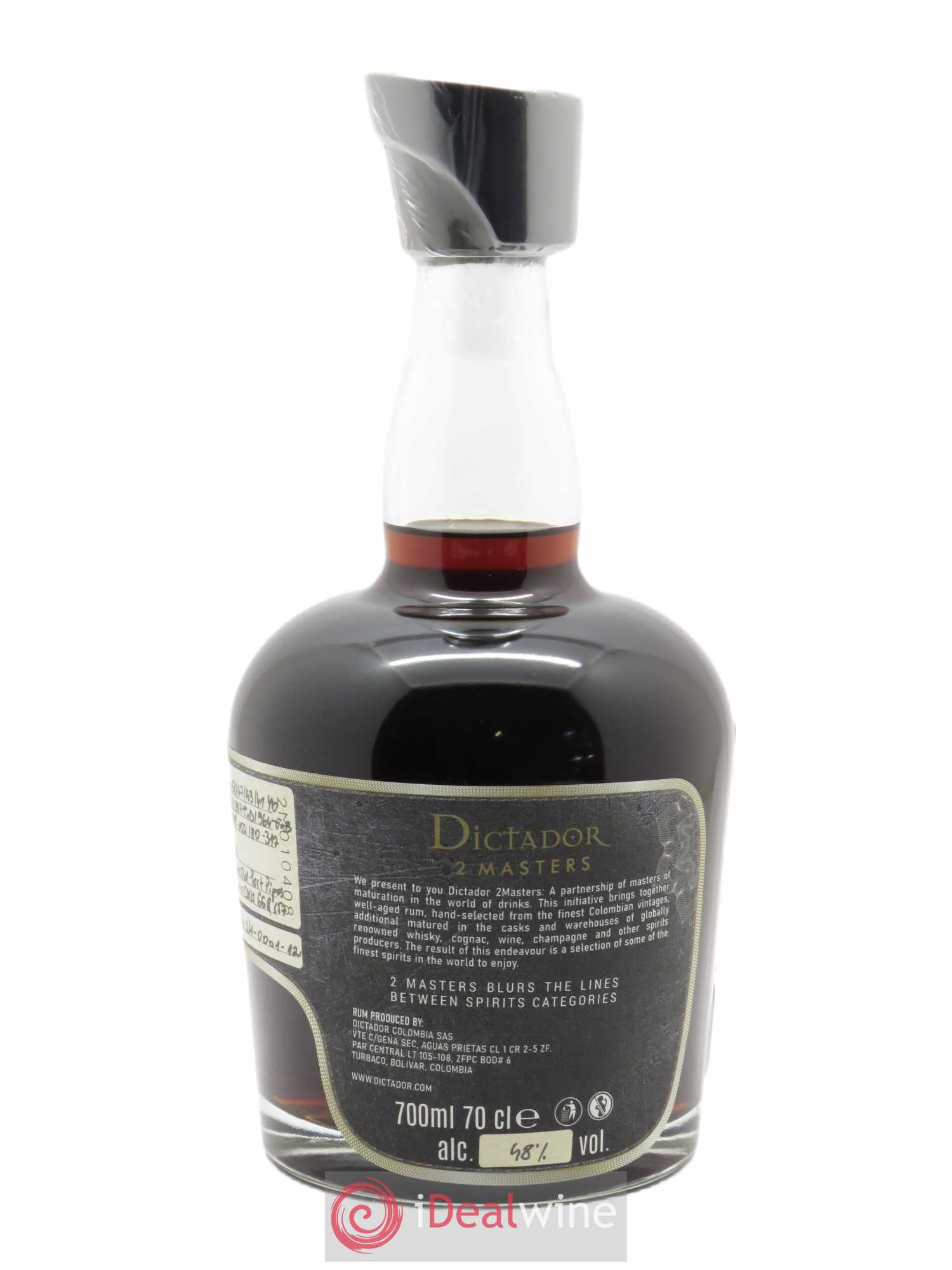 Rhum Dictador 2 Masters Nierpoort (70cl) - Posten von 1 Flasche - 2