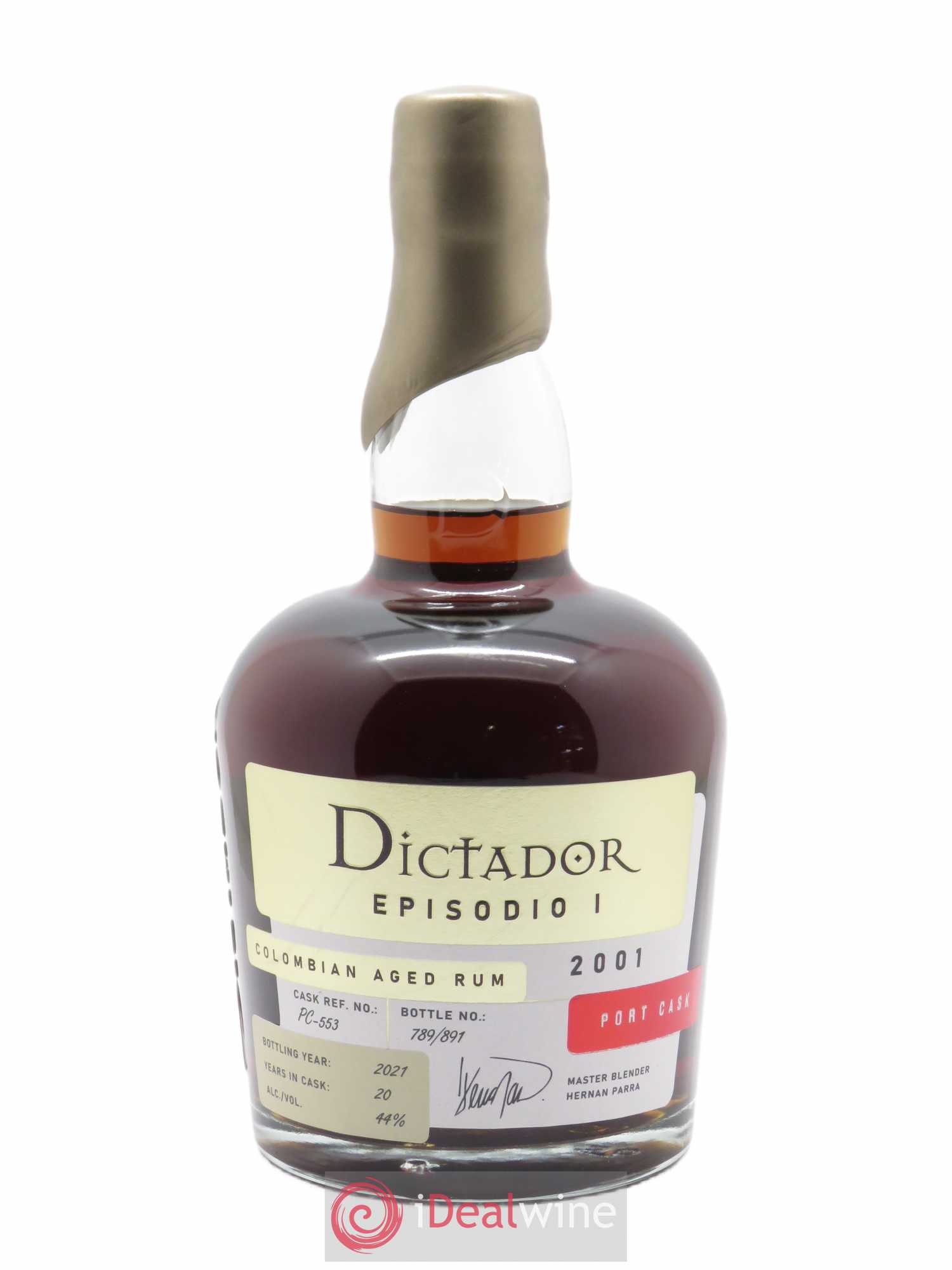 Rhum Dictador Episodio Port Cask (70cl) 2001 - Lot de 1 bouteille - 1