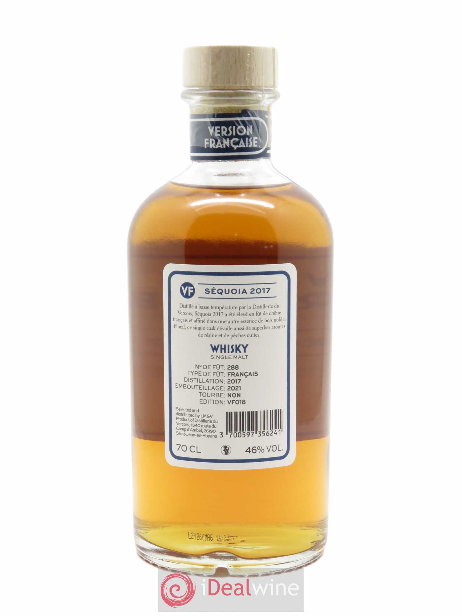 Whisky Version Française Sequoia (70cl) 2017 - Lot de 1 bouteille - 2