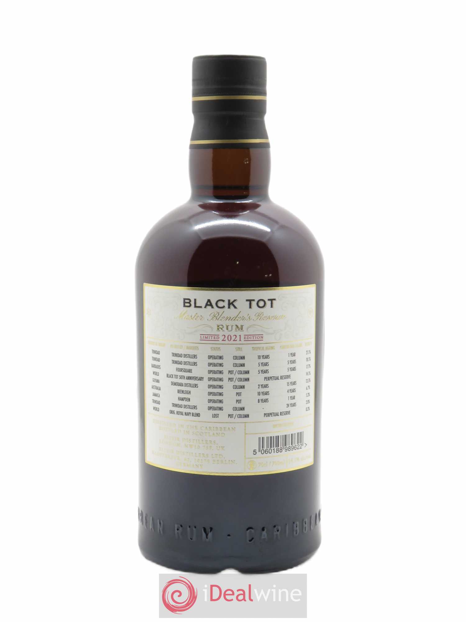 Rhum Black Tot Master Blender's Reserve Edition 2021 (70cl) - Lot of 1 bottle - 2