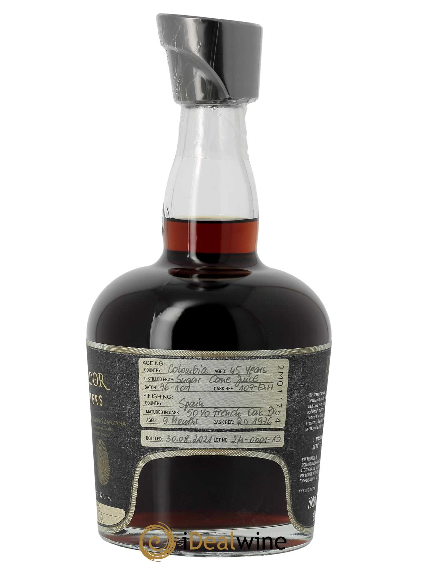 Rhum Dictador 2 Masters Ximenez-Spinola (70cl) - Posten von 1 Flasche - 2