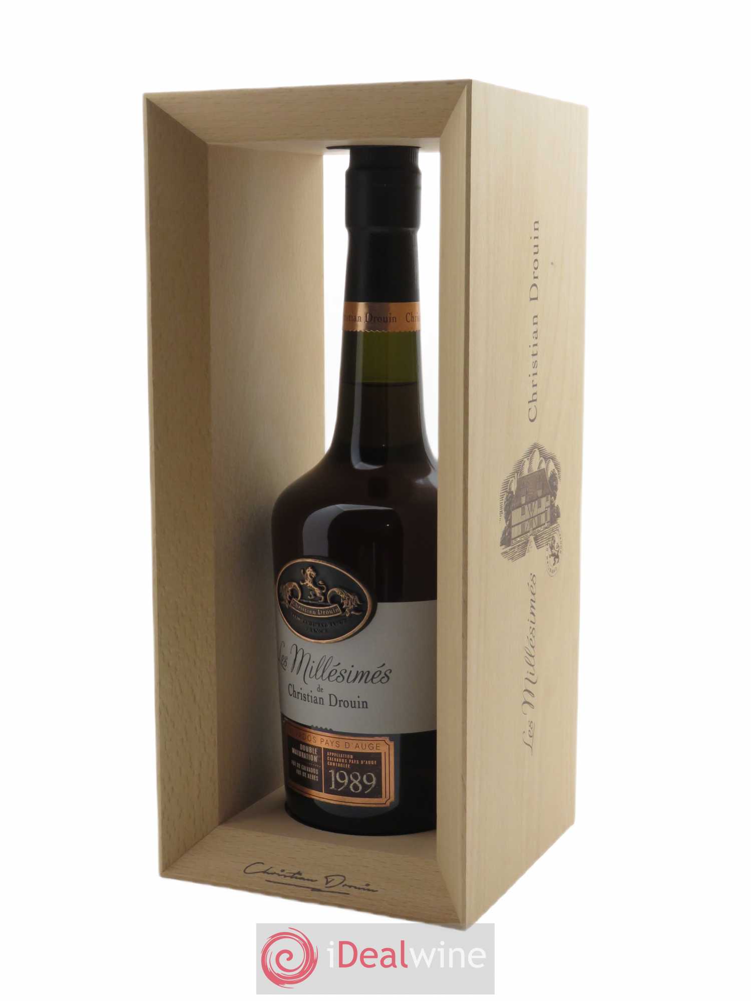 Calvados Christian Drouin Pays d'Auge (70cl) 1989 - Lot de 1 bouteille - 0