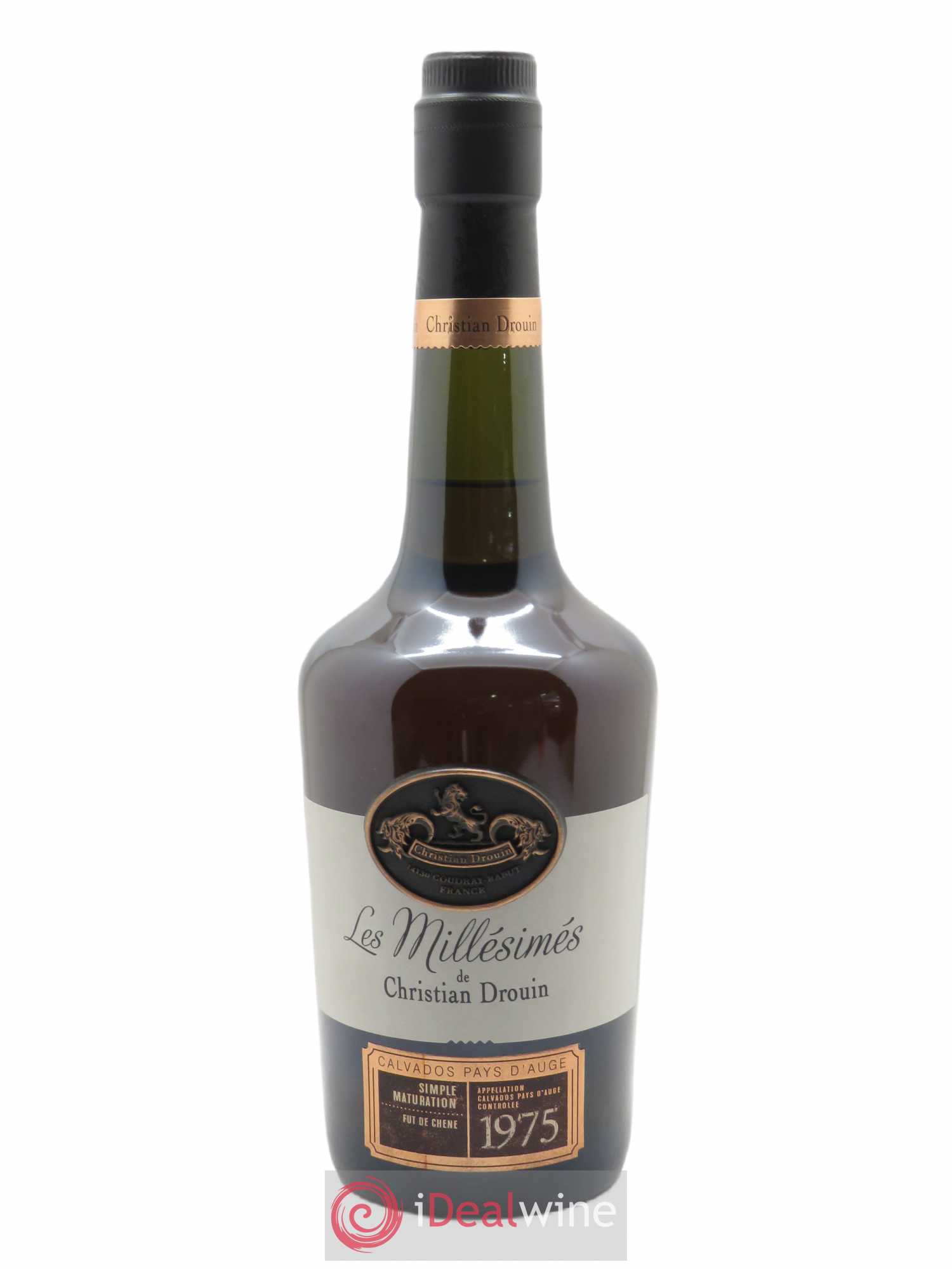 Calvados Christian Drouin  Pays d'Auge (70cl) 1975 - Lotto di 1 bottiglia - 1