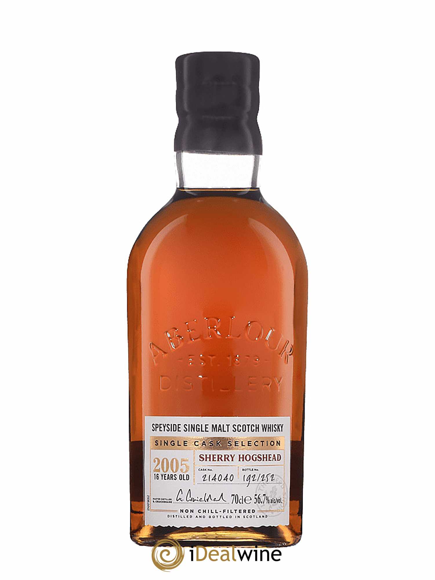 Aberlour 16 ans Sherry Hogshead Conquete (70cl) - Lot de 1 bouteille - 1