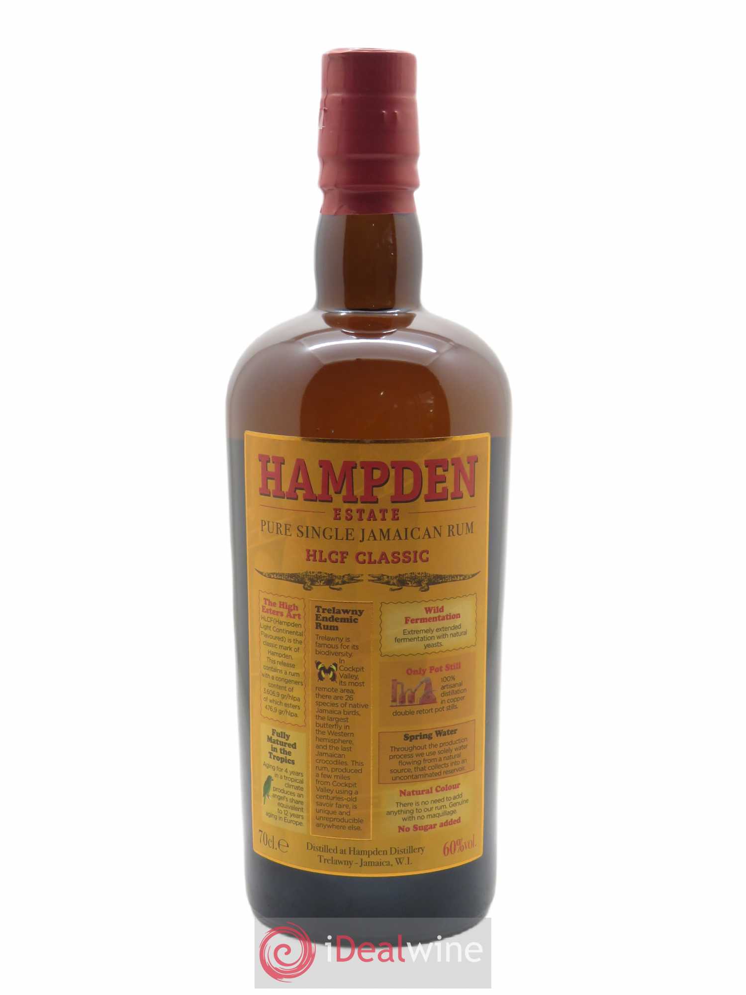 Rhum Hampden HLCF Classic Overproof (70cl) - Lotto di 1 bottiglia - 1