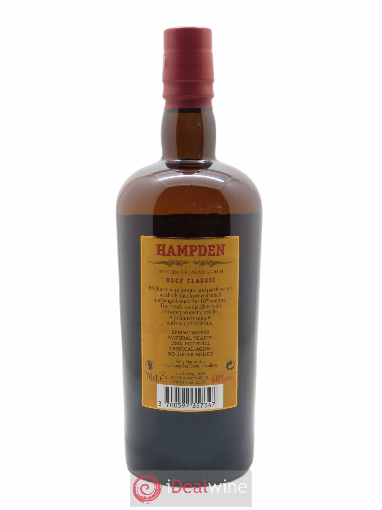 Rhum Hampden HLCF Classic Overproof (70cl) - Lotto di 1 bottiglia - 2
