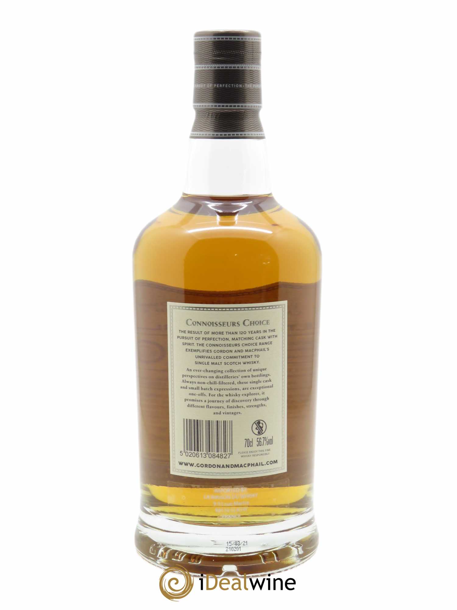 Whisky Miltonduff-Glenlivet 30 years  (70cl) 1990 - Lot de 1 bouteille - 2