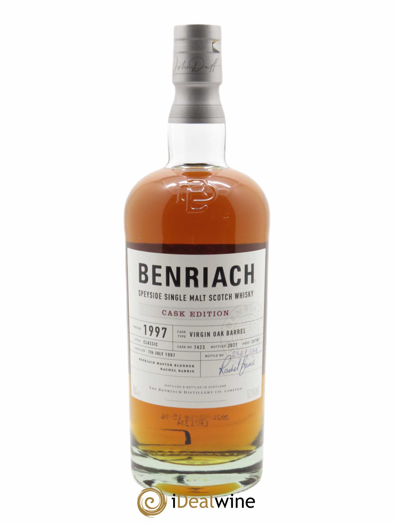 Whisky Benriach 24 ans Virgin Oak Barrel Batch 18 (70cl) 1997 - Lot of 1 bottle - 1