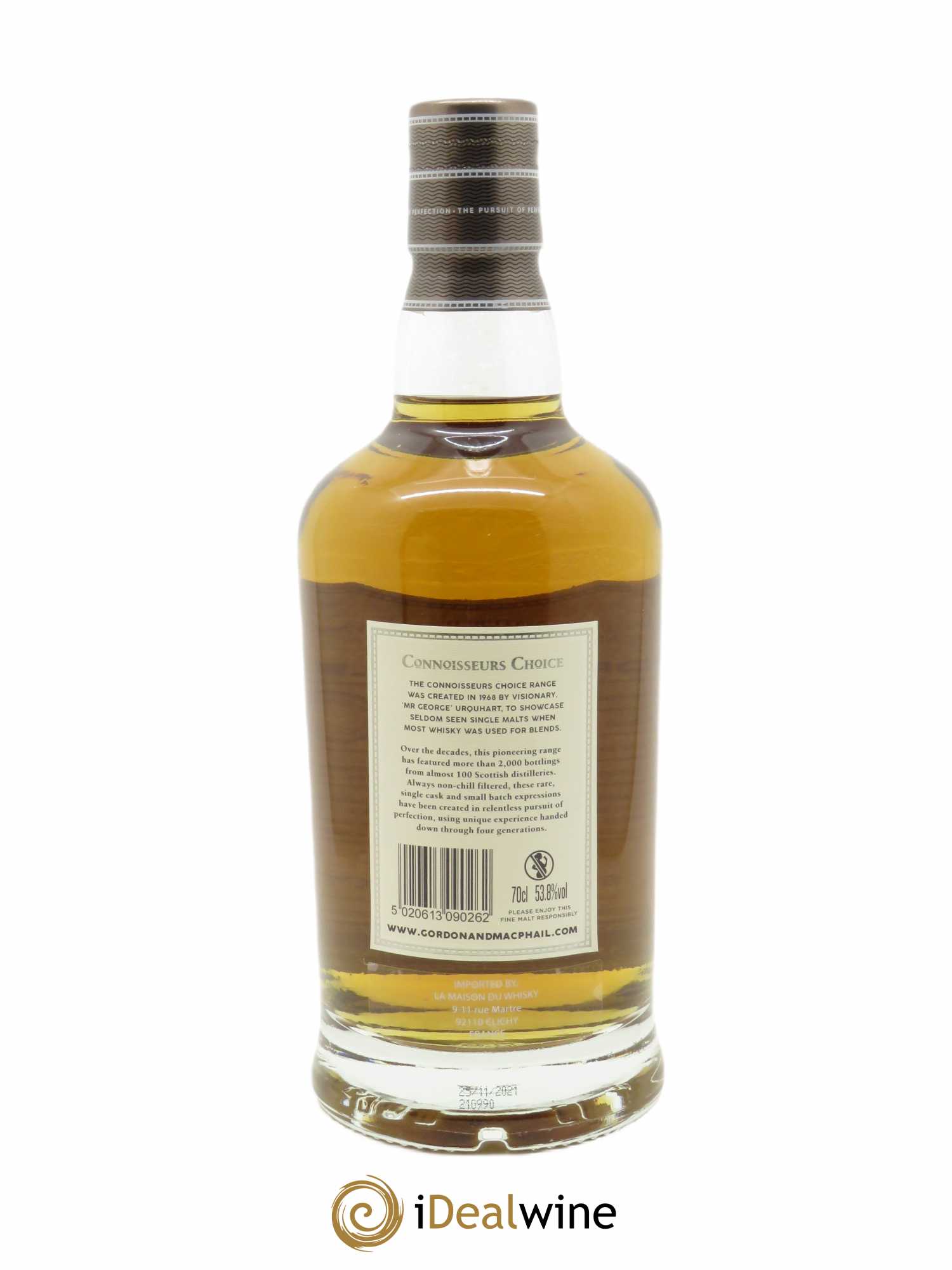 Whisky Mortlach 33 ans  Gordon & Macphail 1988 - Lot de 1 bouteille - 2