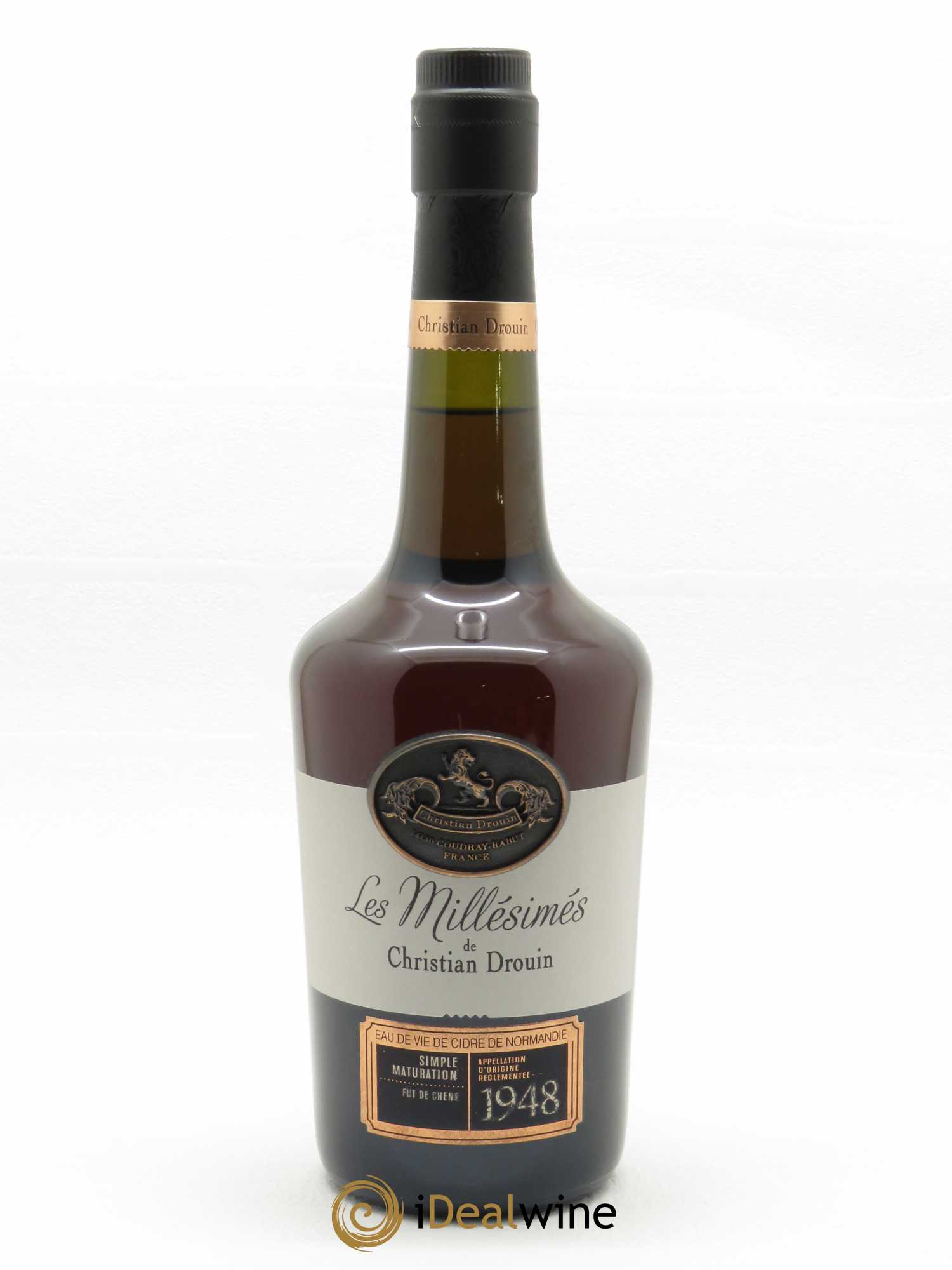 Calvados Christian Drouin  Pays d'Auge  1948 - Lotto di 1 bottiglia - 1