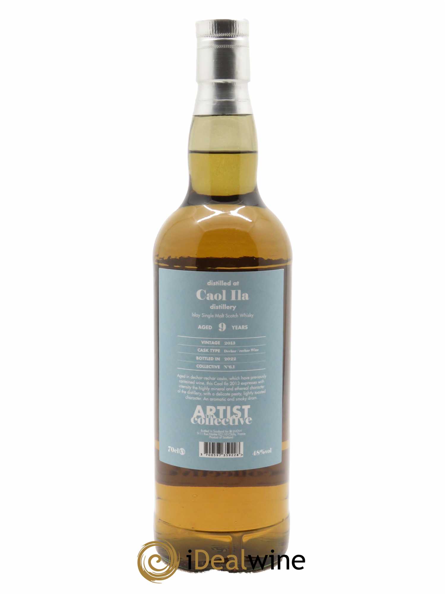 Whisky Caol Ila 9 years Artist Collective 6.0 (70 cl) 2013 - Lot de 1 bouteille - 2