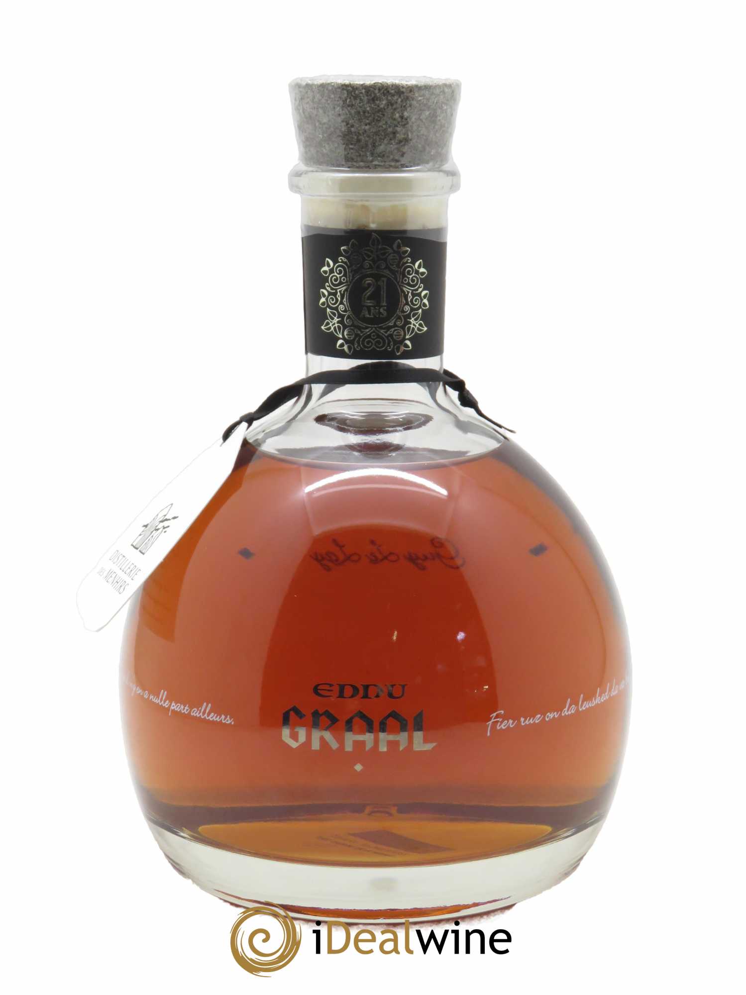 Whisky Eddu 21 ans Graal (70cl) - Lot de 1 bouteille - 1